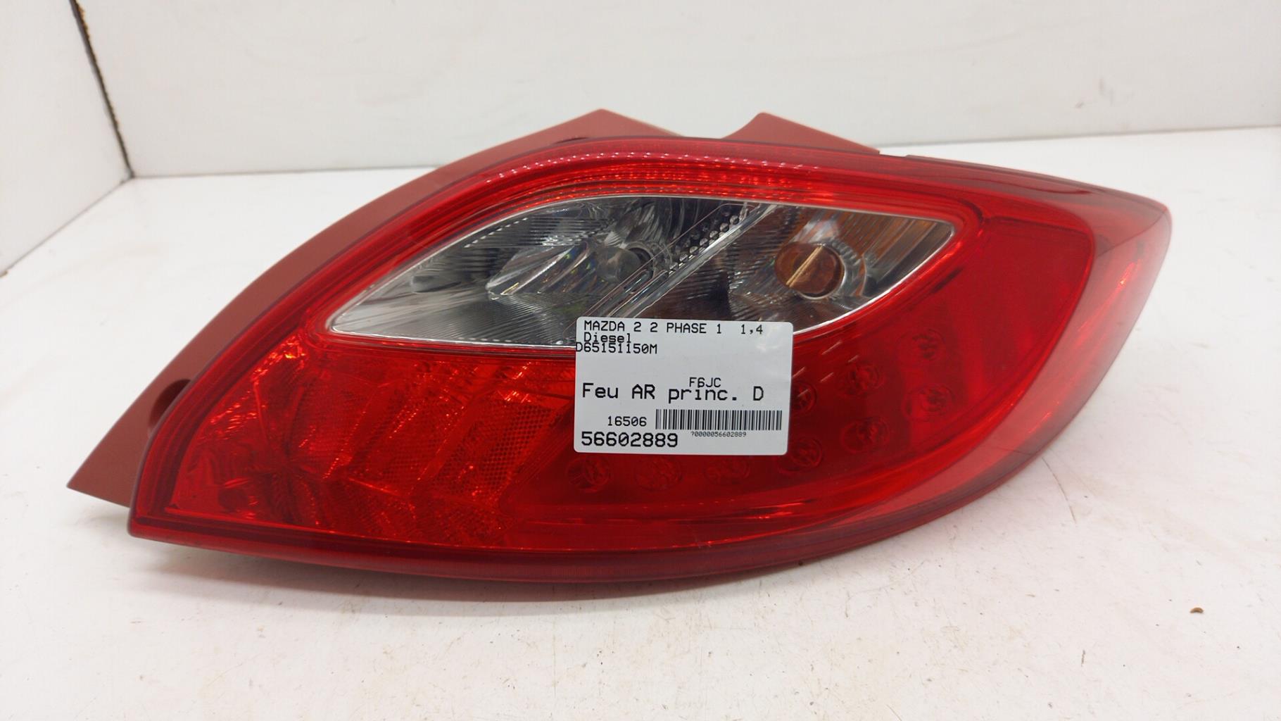 Fanale posteriore principale destro (luci) MAZDA 2 2 PHASE 1 Diésel - 1