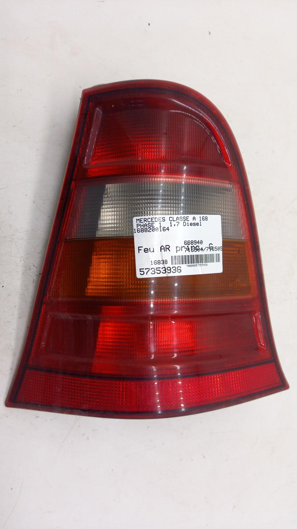 Fanale posteriore principale sinistro (luci) MERCEDES CLASSE A 168 PHASE 1 Diésel - 1