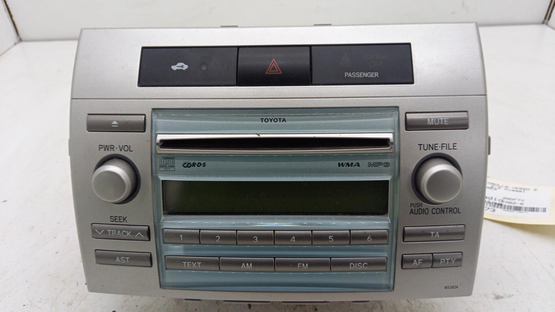 Autoradio originale TOYOTA COROLLA VERSO 2 PHASE 2 Diésel - 1