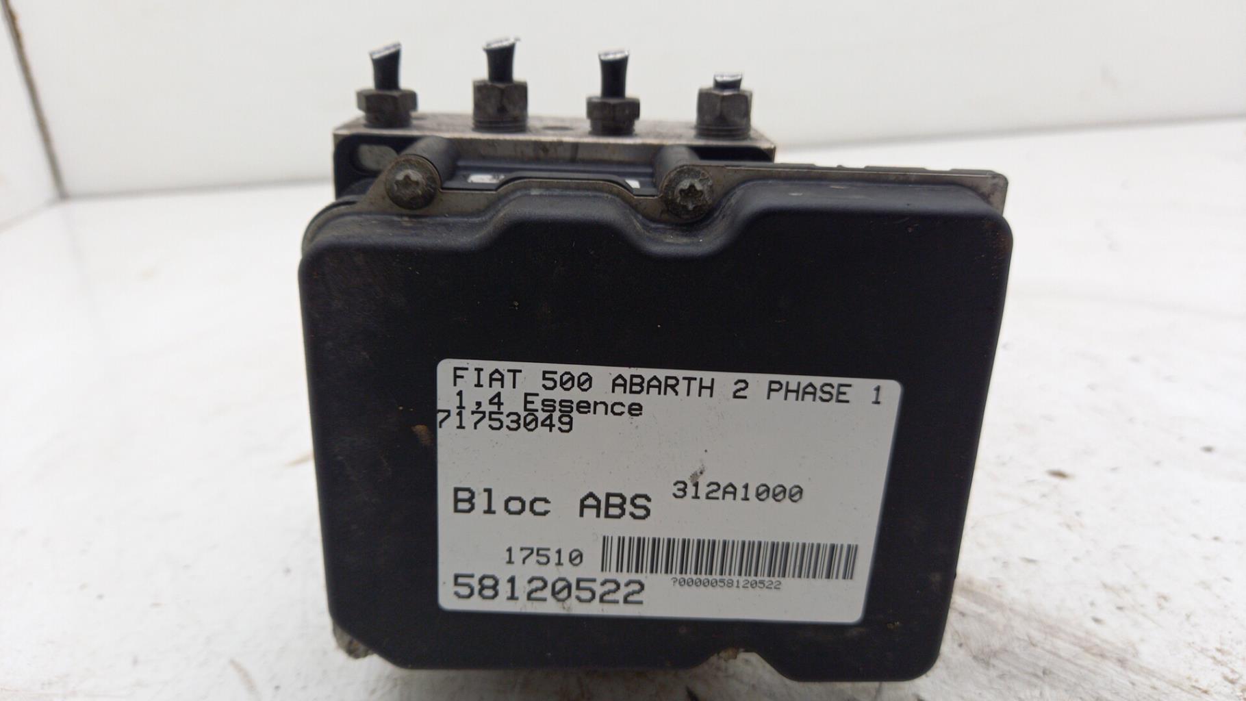 Blocco ABS (antibloccaggio freni) FIAT 500 ABARTH 2 PHASE 1 Gasolina - 1