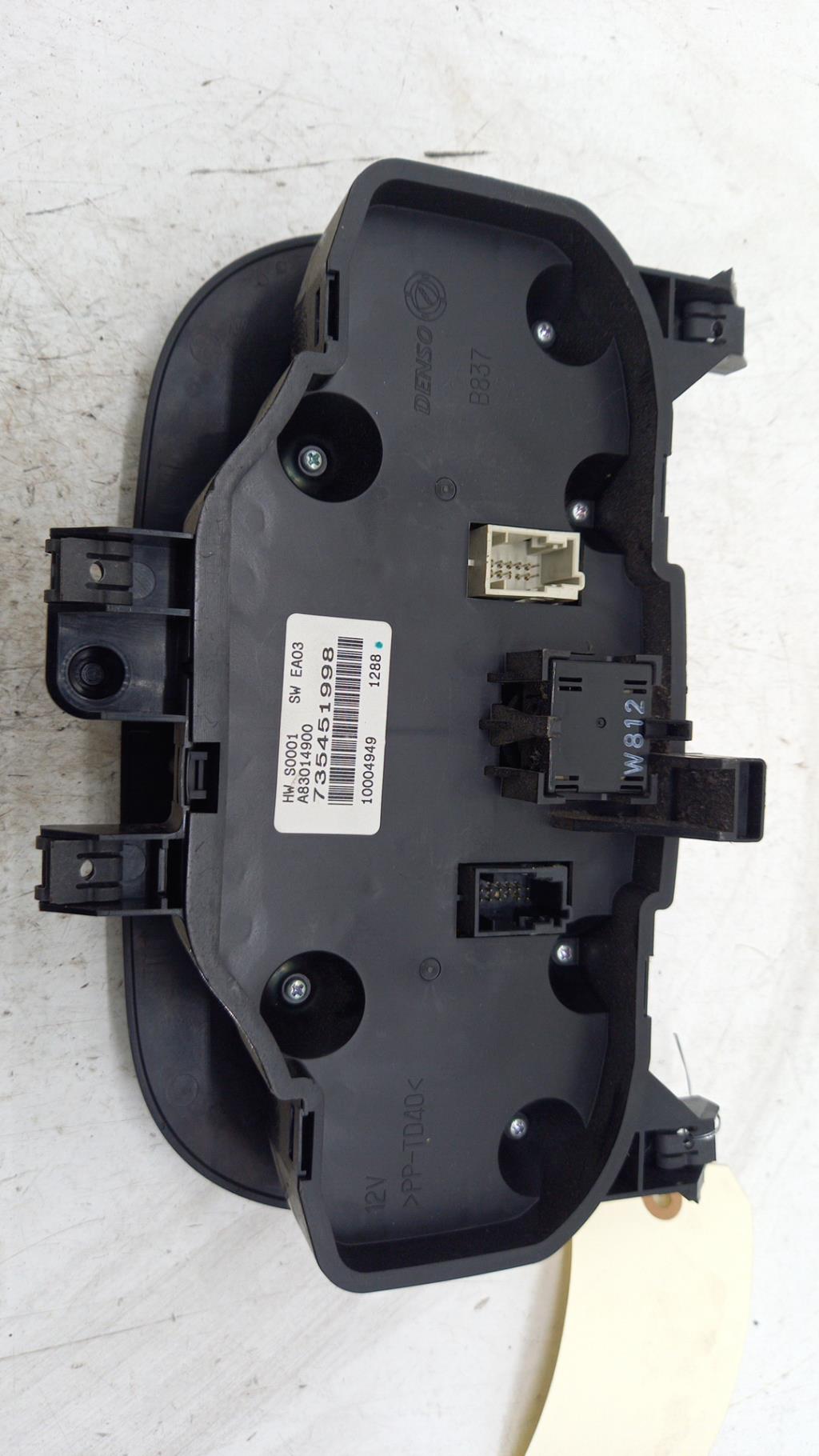 Commande chauffage FIAT 500 ABARTH 2 PHASE 1 Essence - 1