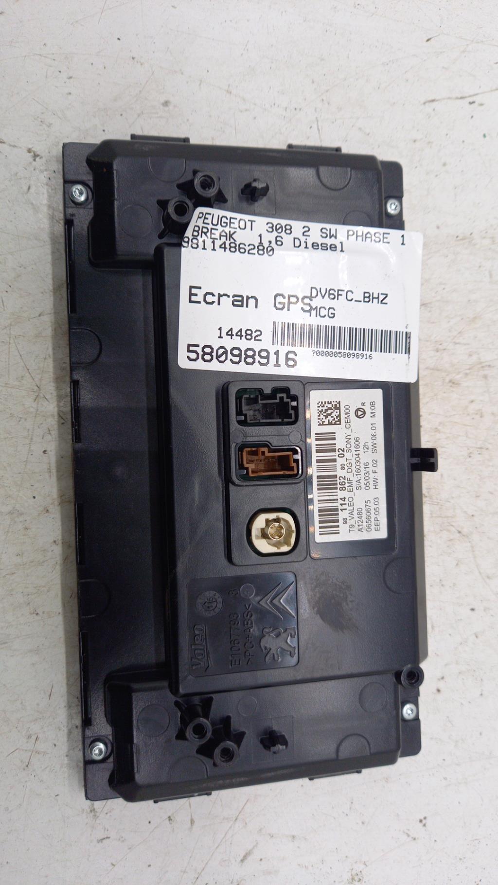 Schermo GPS PEUGEOT 308 2 SW PHASE 1 BREAK Diésel - 1