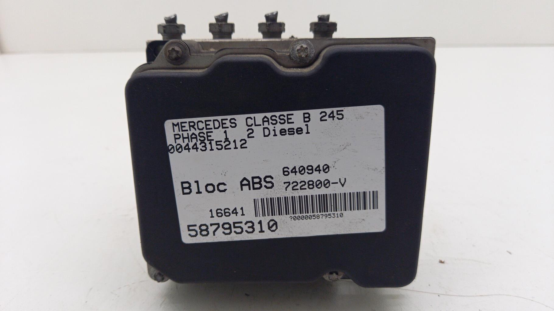 Blocco ABS (antibloccaggio freni) MERCEDES CLASSE B 245 PHASE 1 Diésel - 1
