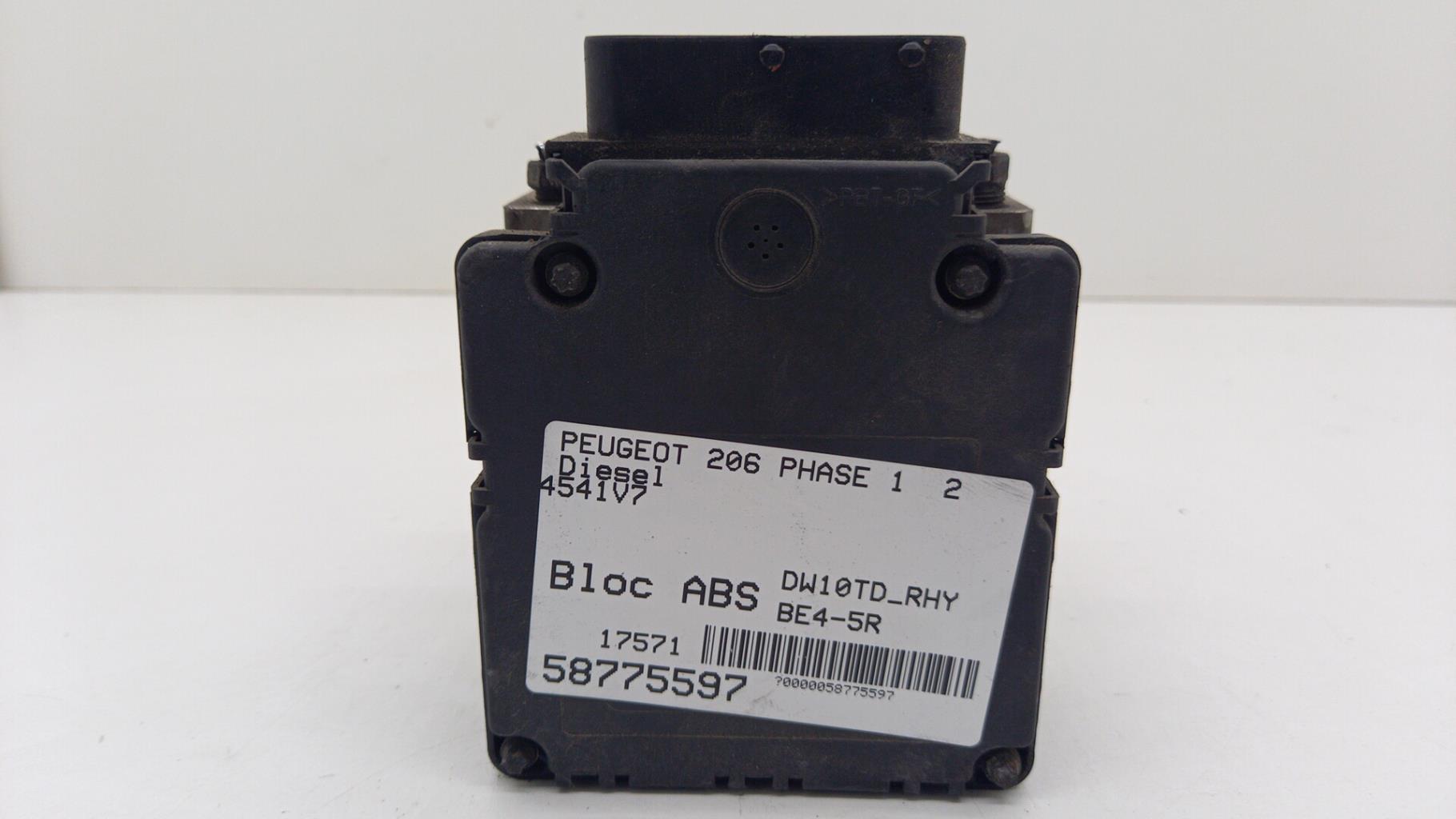 Blocco ABS (antibloccaggio freni) PEUGEOT 206 PHASE 1 Diésel - 1