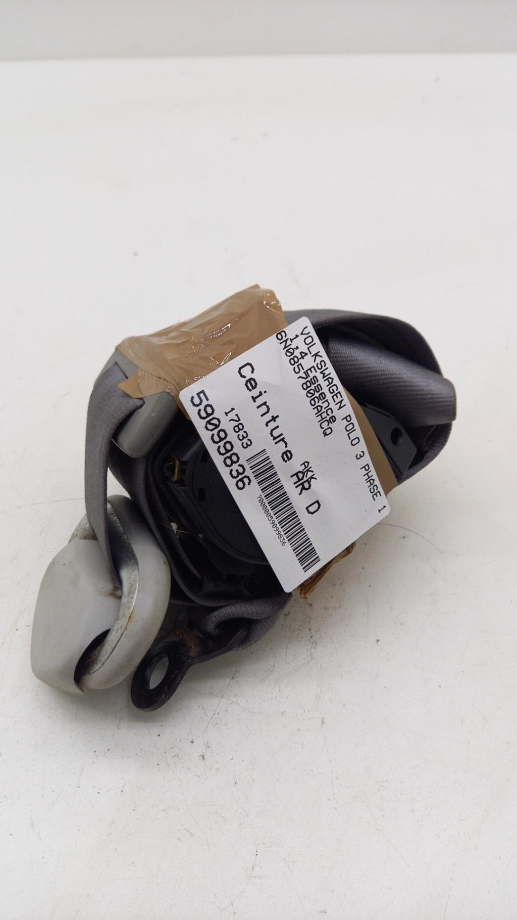 Cintura di sicurezza posteriore destra VOLKSWAGEN POLO 3 PHASE 1 Gasolina - 1