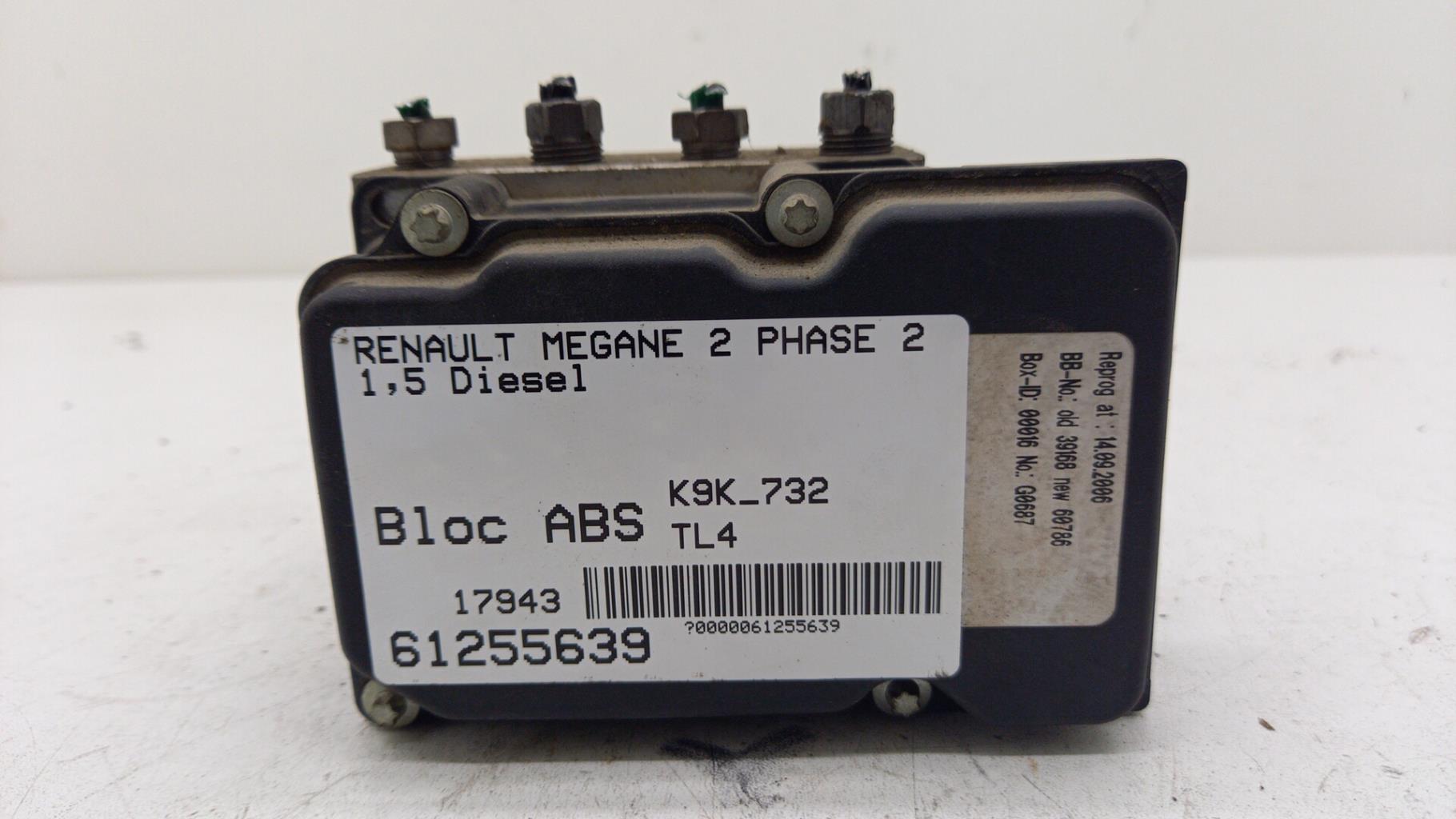 Blocco ABS (antibloccaggio freni) RENAULT MEGANE 2 PHASE 2 Diésel - 1