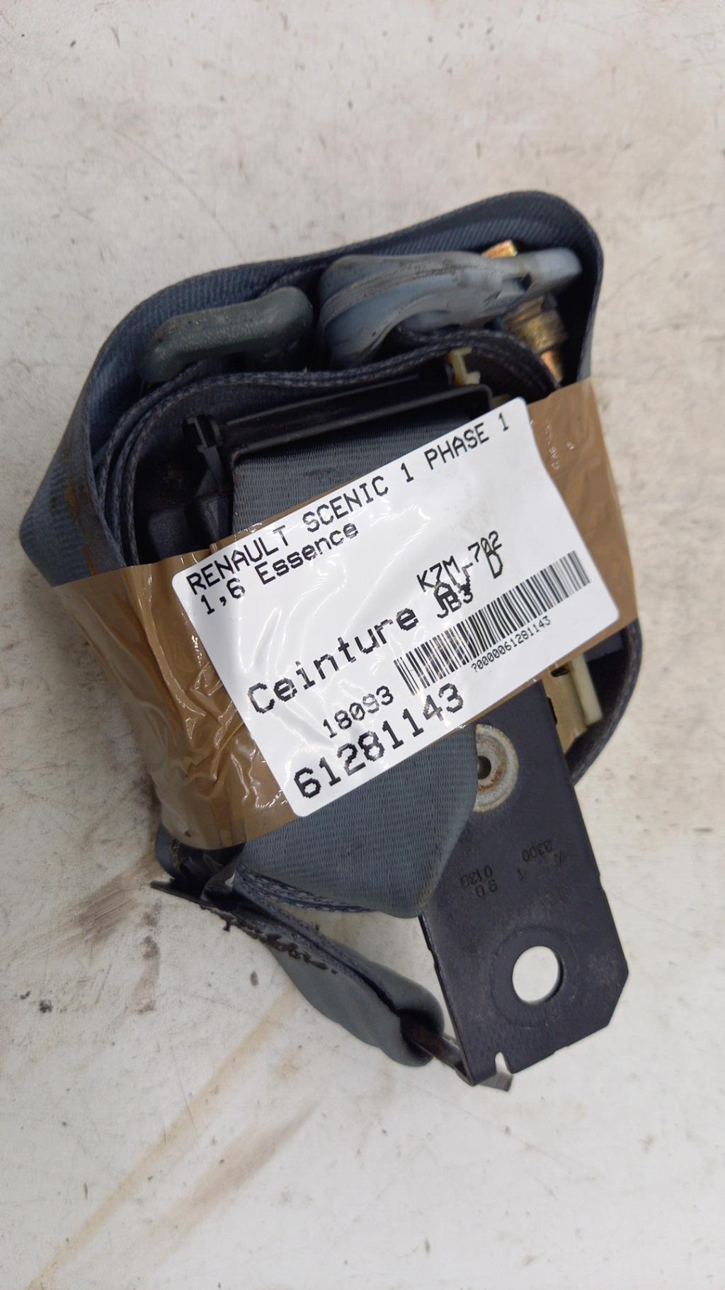 Cintura di sicurezza anteriore destra RENAULT SCENIC 1 PHASE 1 Gasolina - 1