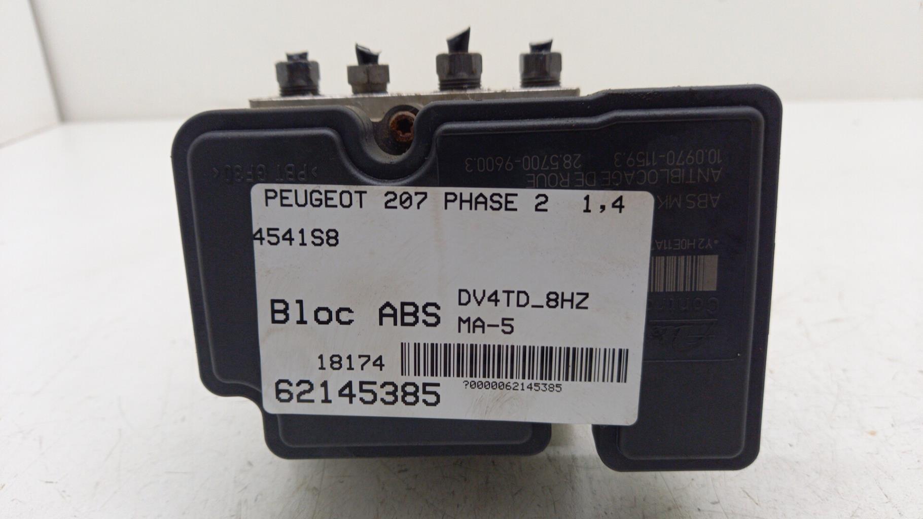 Blocco ABS (antibloccaggio freni) PEUGEOT 207 PHASE 2  - 1