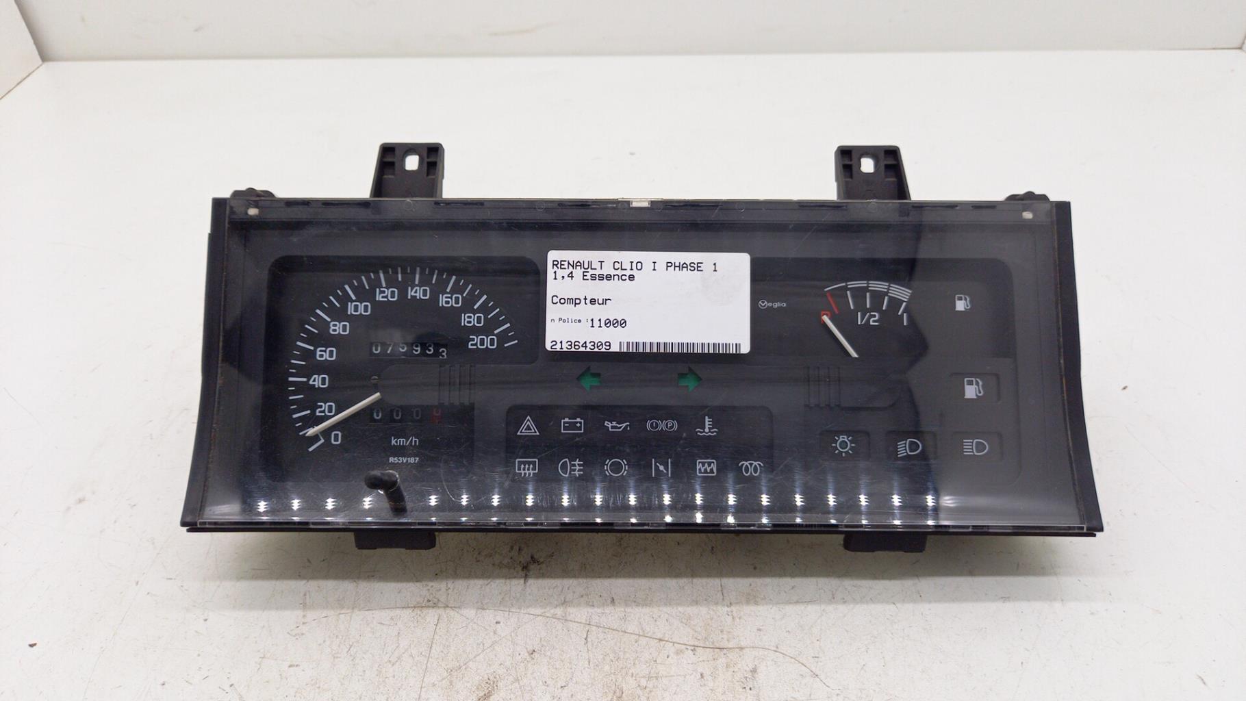 Tachimetro RENAULT CLIO 1 PHASE 1 Gasolina - 1