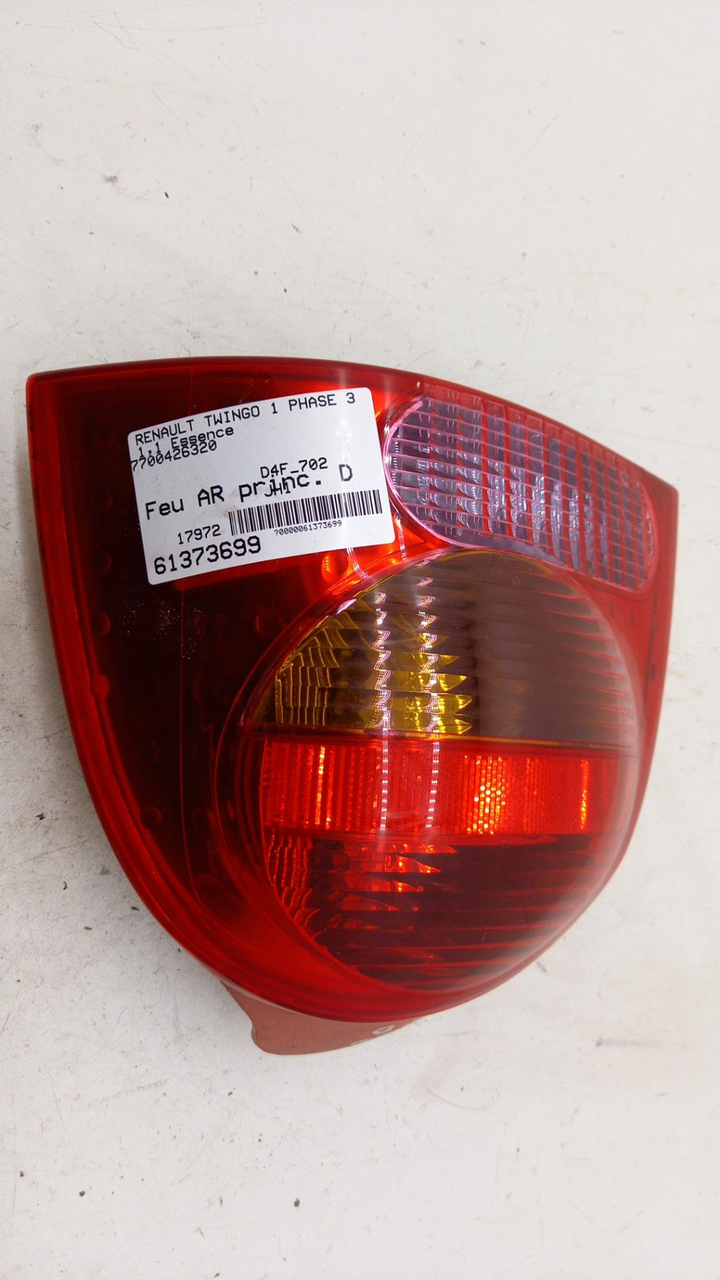 Fanale posteriore principale destro (luci) RENAULT TWINGO 1 PHASE 3 Gasolina - 1