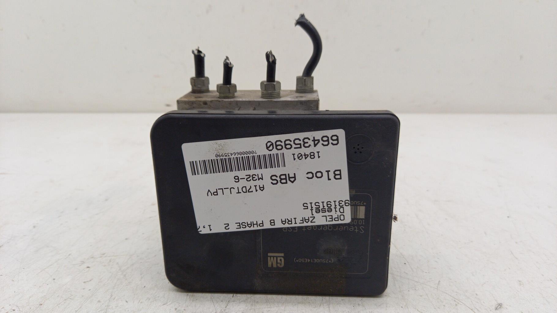 Blocco ABS (antibloccaggio freni) OPEL ZAFIRA B PHASE 2 Diésel - 1