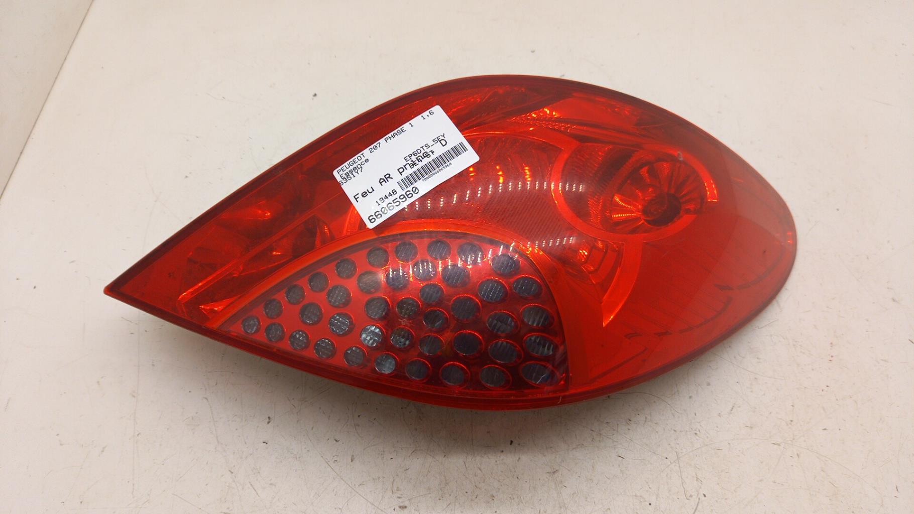 Fanale posteriore principale destro (luci) PEUGEOT 207 PHASE 1 Gasolina - 1