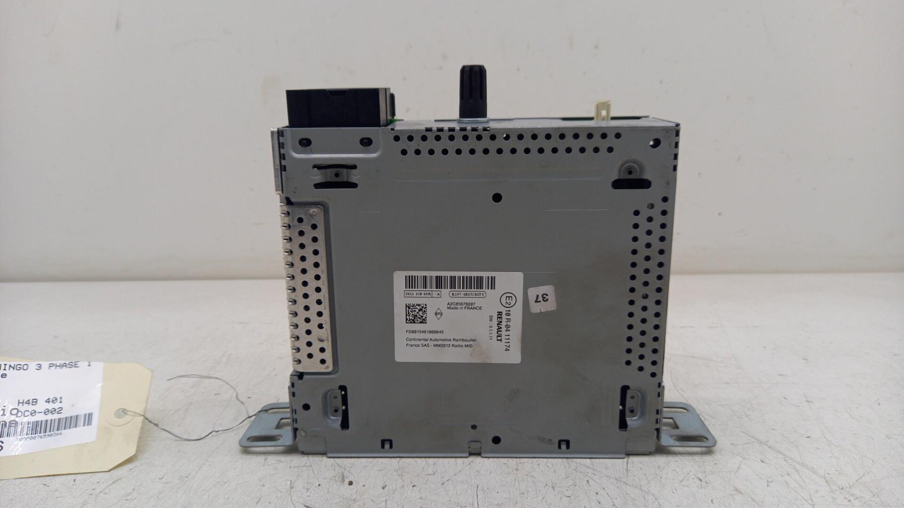 Autoradio originale RENAULT TWINGO 3 PHASE 1 Gasolina - 1