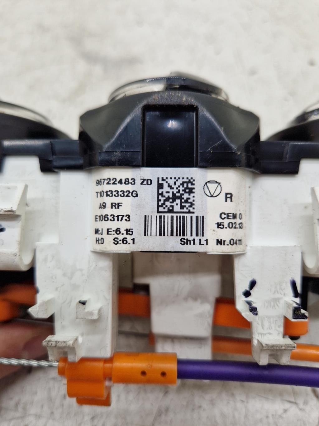 Commande chauffage PEUGEOT 208 1 PHASE 1 Diesel - 1