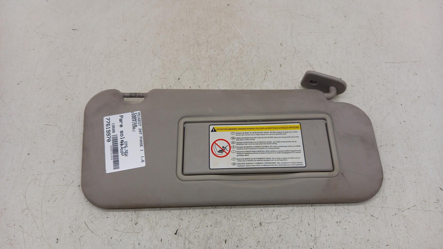 Visiera parasole destra PEUGEOT 207 PHASE 1 Gasolina - 1