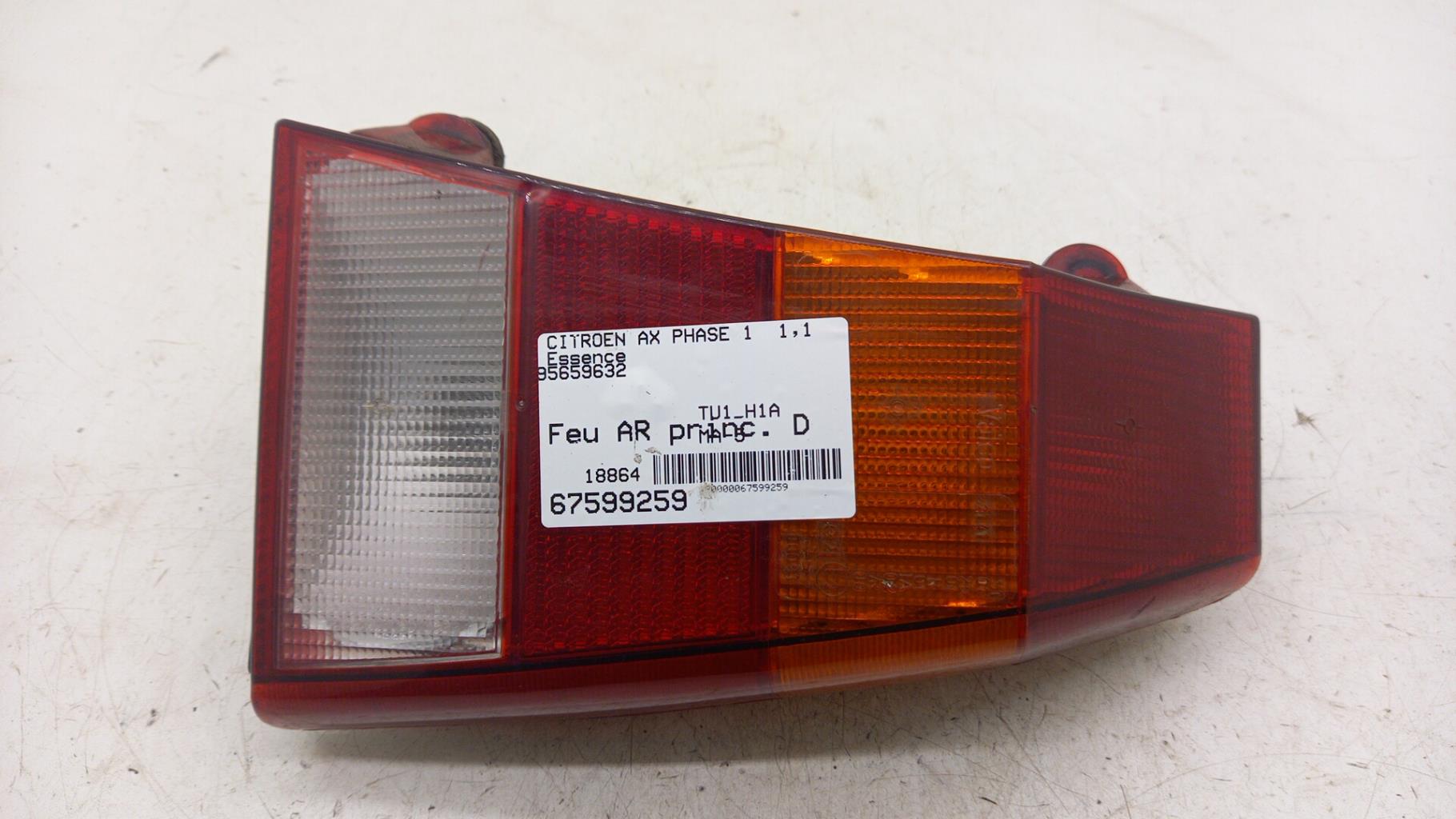 Fanale posteriore principale destro (luci) CITROEN AX PHASE 1 Gasolina - 1