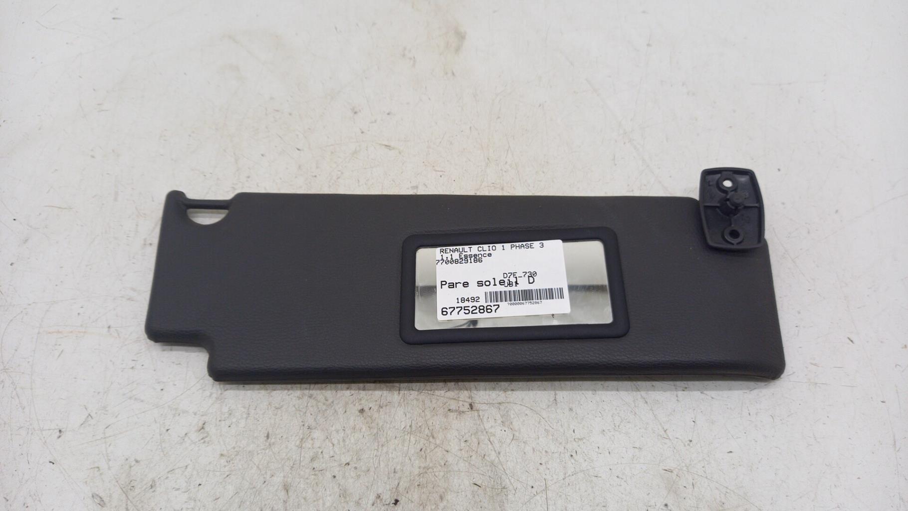Visiera parasole destra RENAULT CLIO 1 PHASE 3 Gasolina - 1
