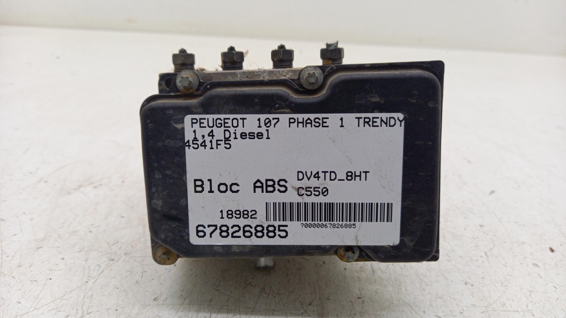 Blocco ABS (antibloccaggio freni) PEUGEOT 107 PHASE 1 Diésel - 1