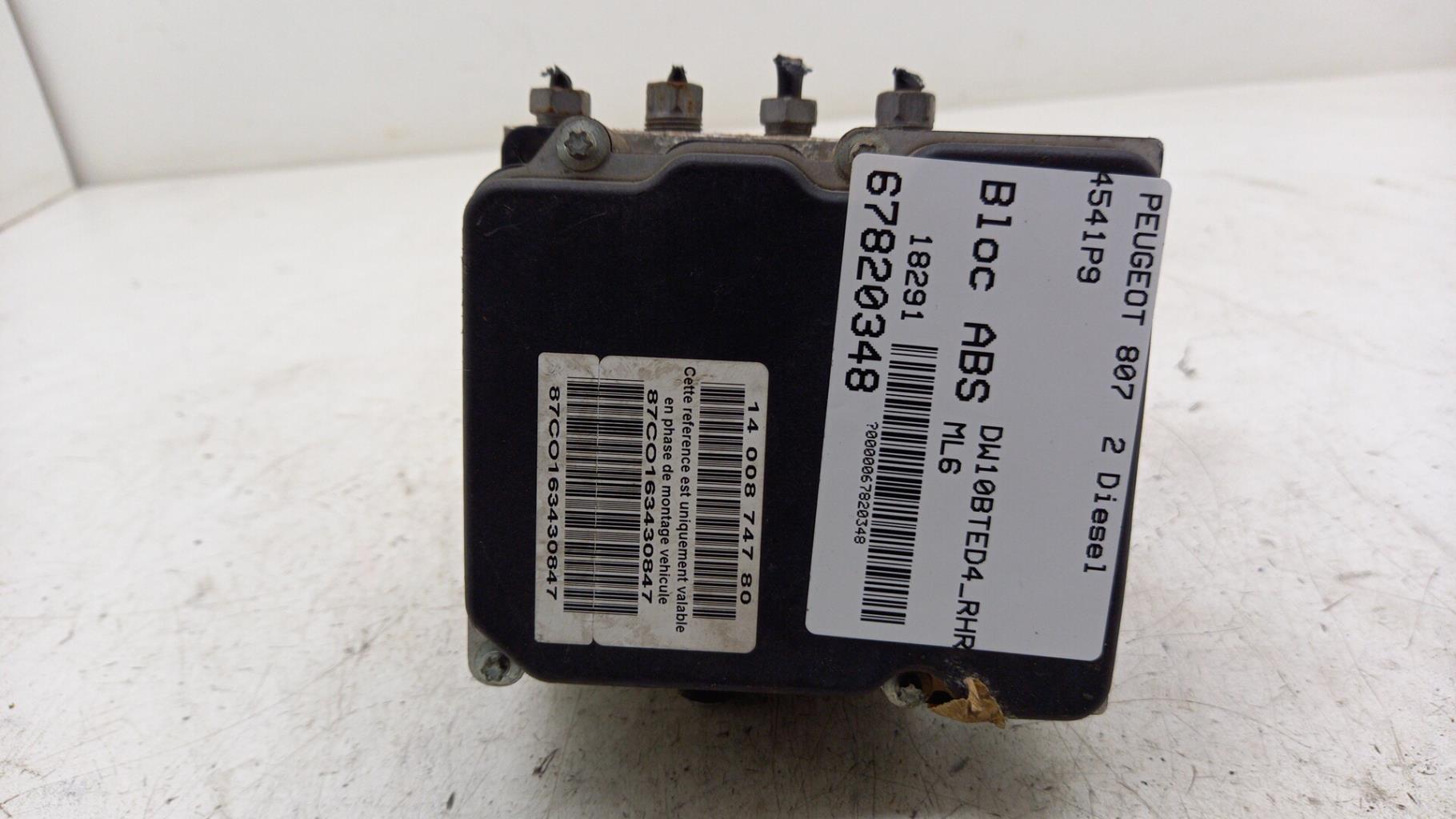 Blocco ABS (antibloccaggio freni) PEUGEOT 807 Diésel - 1