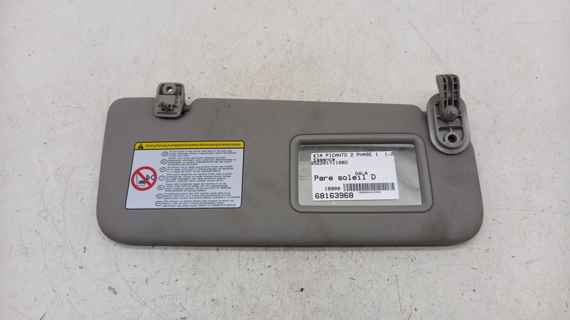 Visiera parasole destra KIA PICANTO 2 PHASE 1 Gasolina - 1