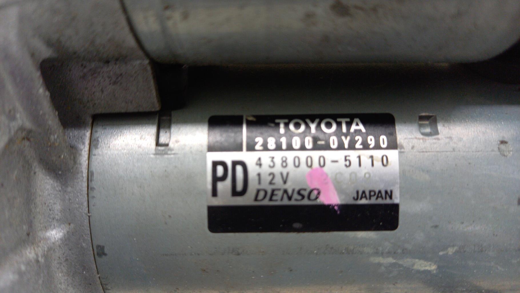 Motorino avviamento TOYOTA YARIS 3 PHASE 3 Gasolina - 1