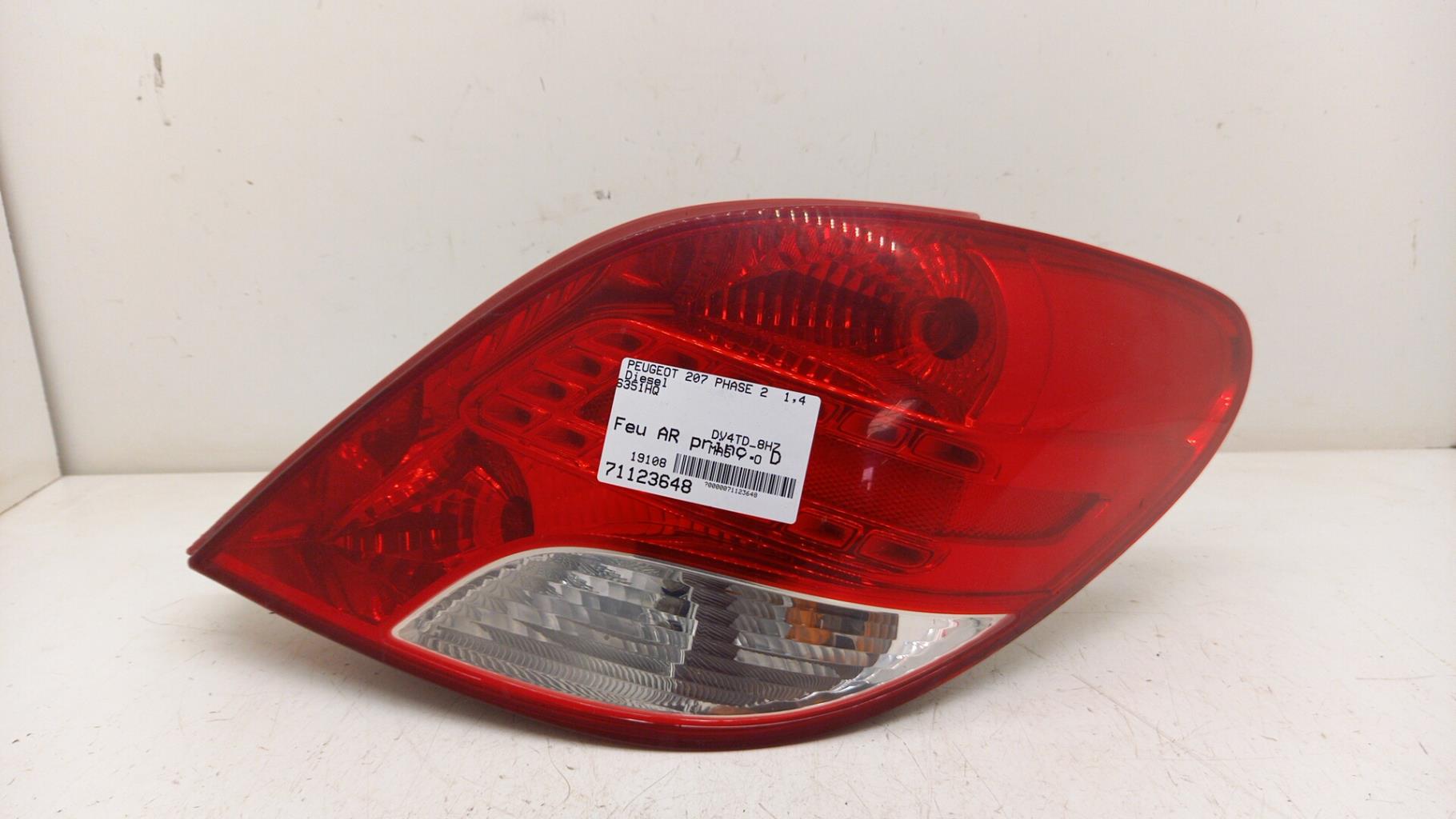 Fanale posteriore principale destro (luci) PEUGEOT 207 PHASE 2 Diésel - 1