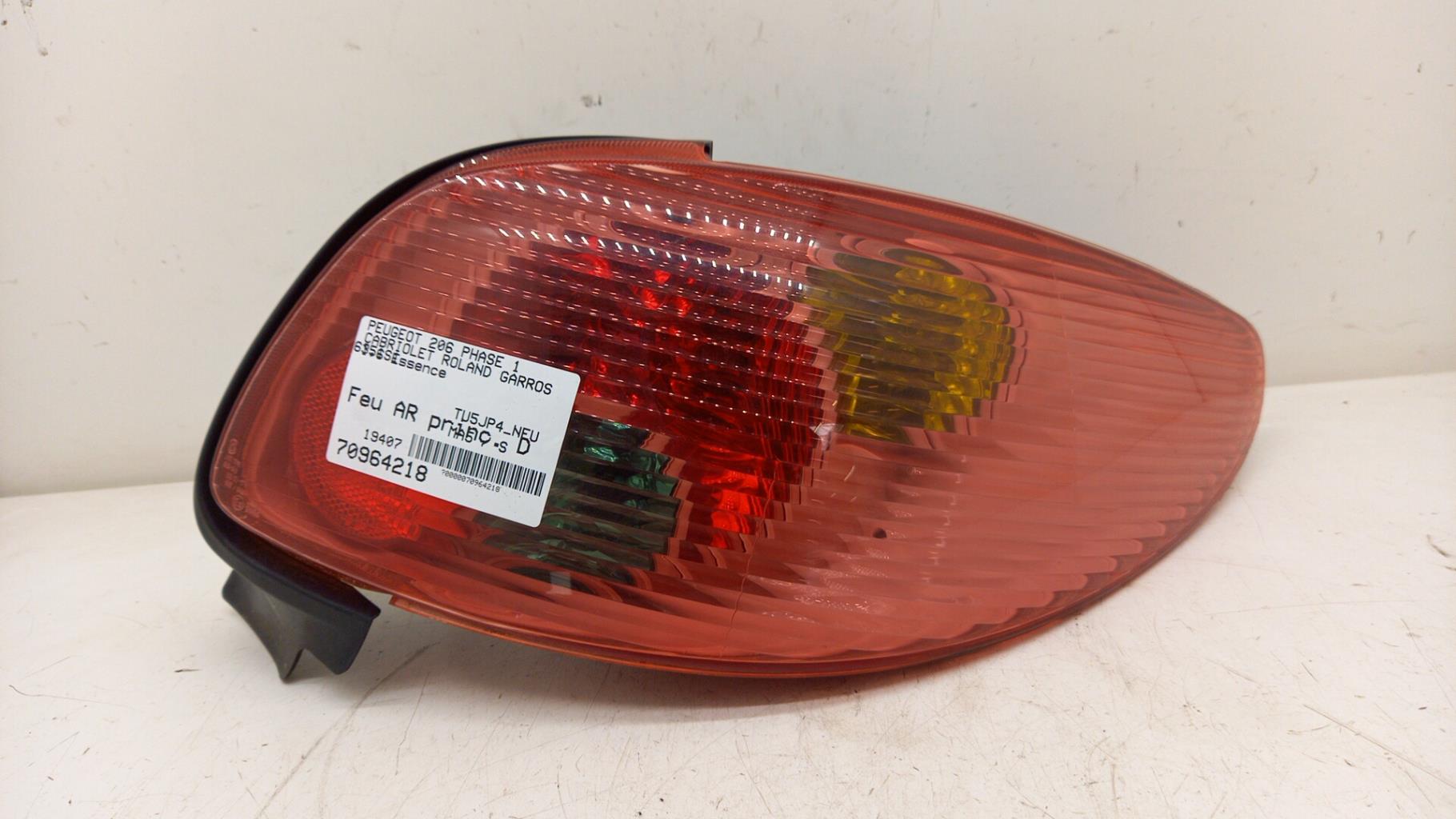 Fanale posteriore principale destro (luci) PEUGEOT 206 PHASE 1 CABRIOLET Gasolina - 1