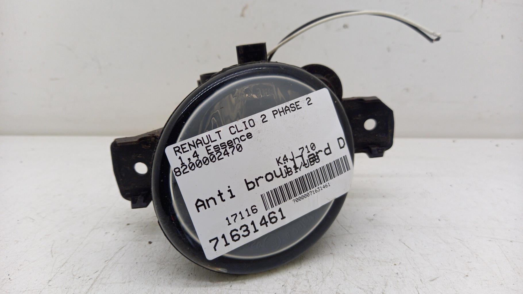 Fendinebbia destro (luci) RENAULT CLIO 2 PHASE 2 Gasolina - 1