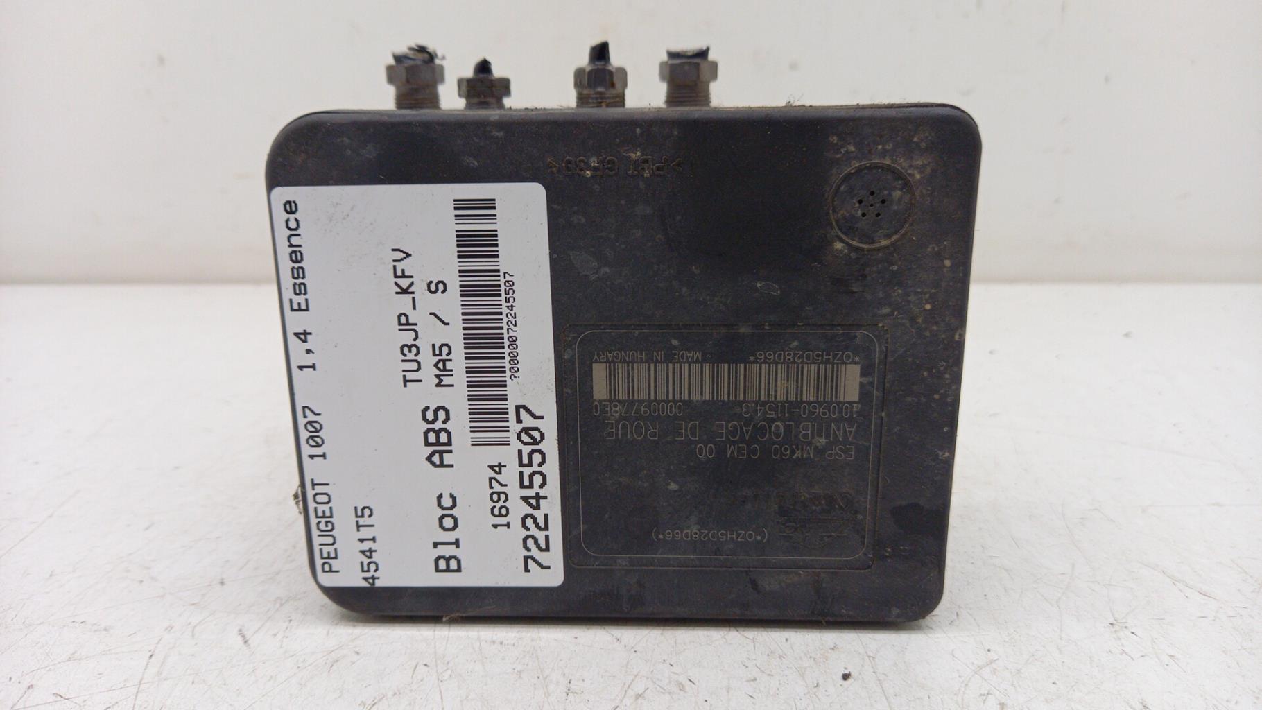 Blocco ABS (antibloccaggio freni) PEUGEOT 1007 Gasolina - 1