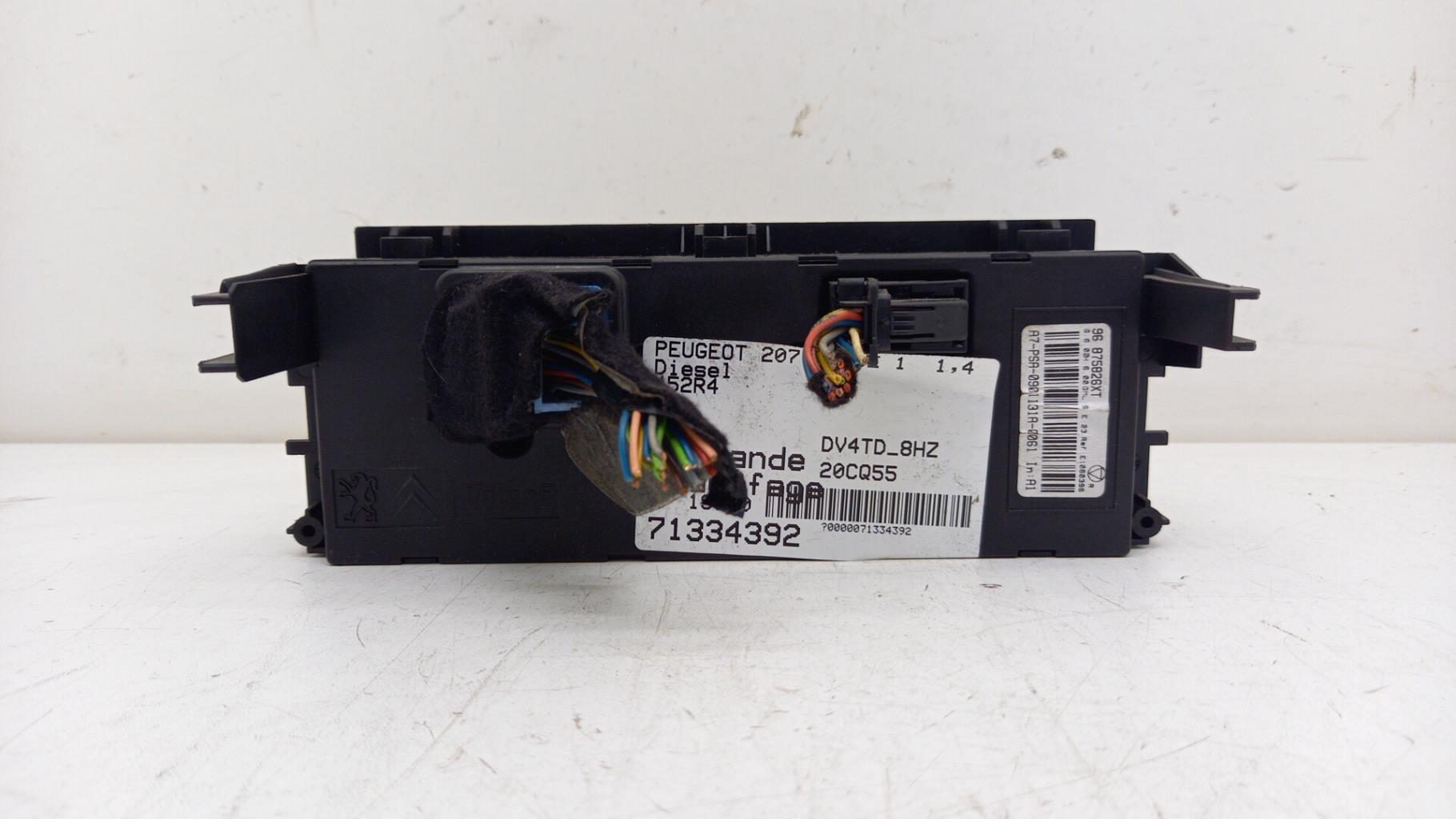 Commande chauffage PEUGEOT 207 PHASE 1 Diesel - 1