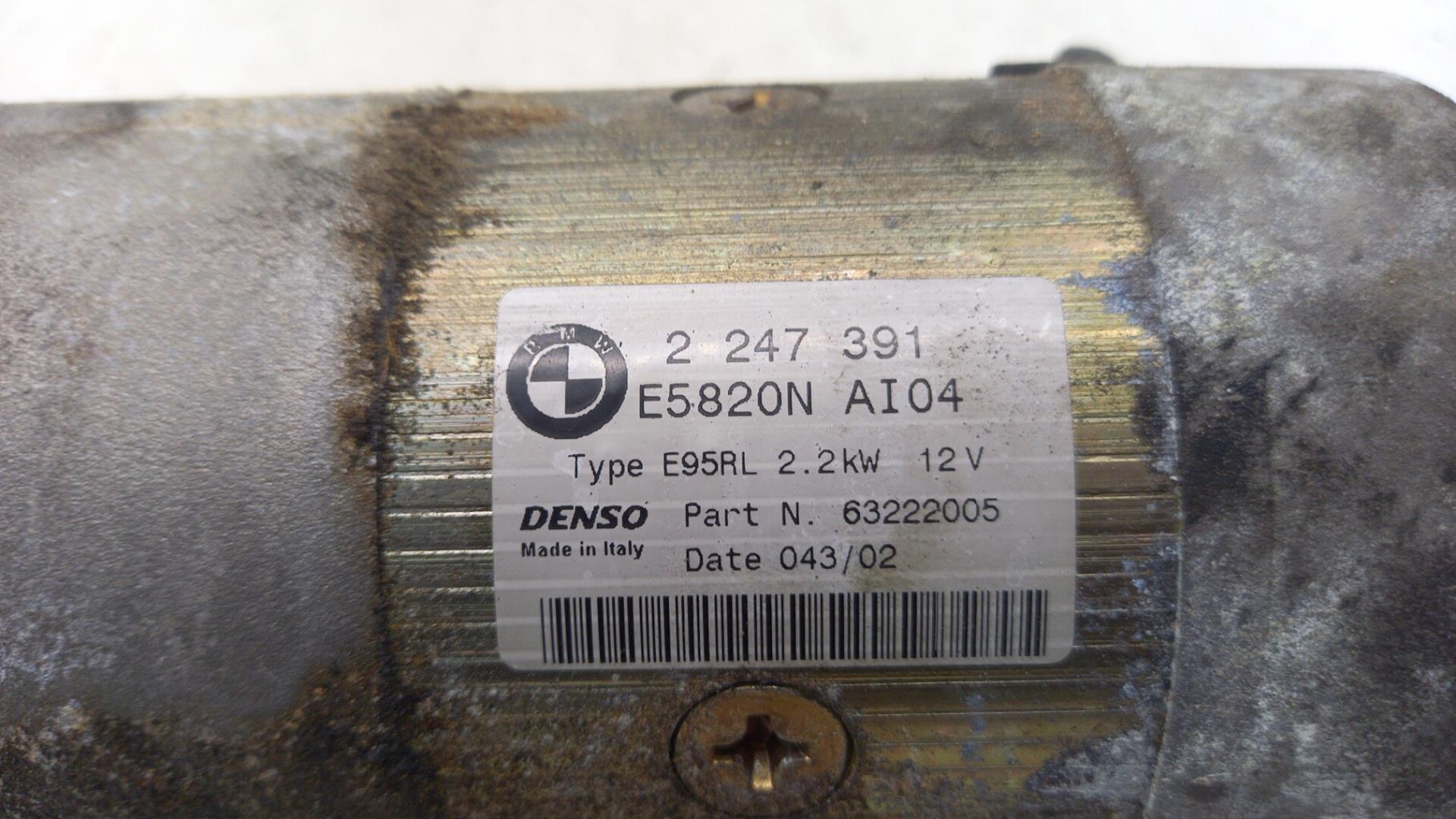 Motorino avviamento BMW SERIE 3 E46 PHASE 2 Diésel - 1
