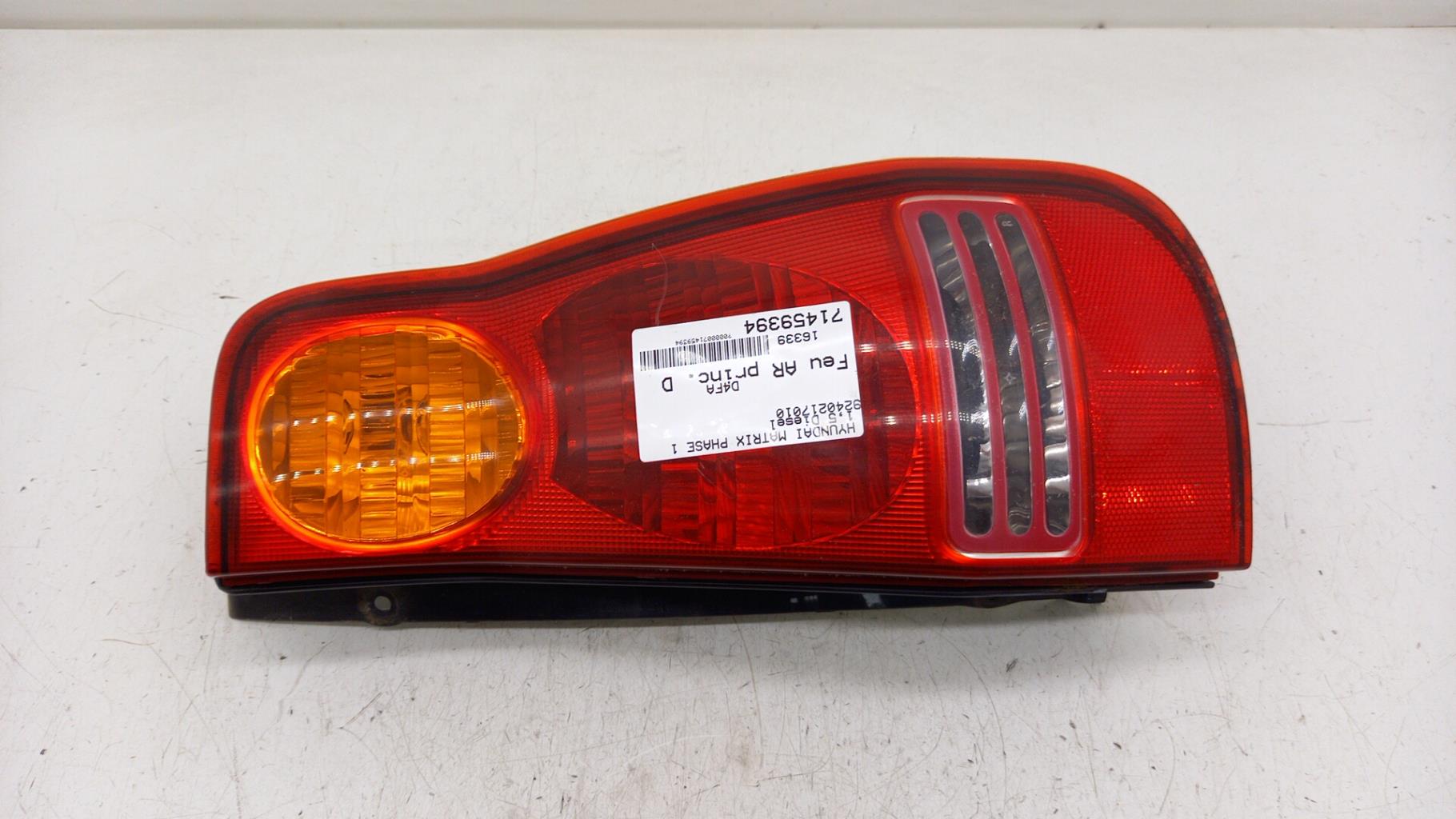 Fanale posteriore principale destro (luci) HYUNDAI MATRIX PHASE 1 Diésel - 1