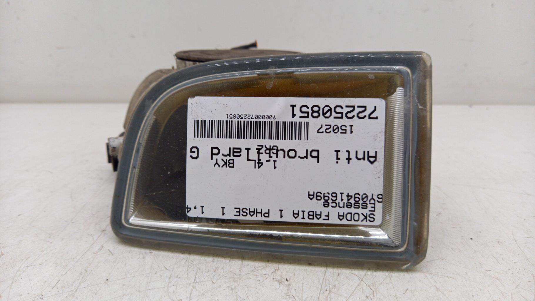 Fendinebbia sinistro (luce) SKODA FABIA 1 PHASE 1 Gasolina - 1