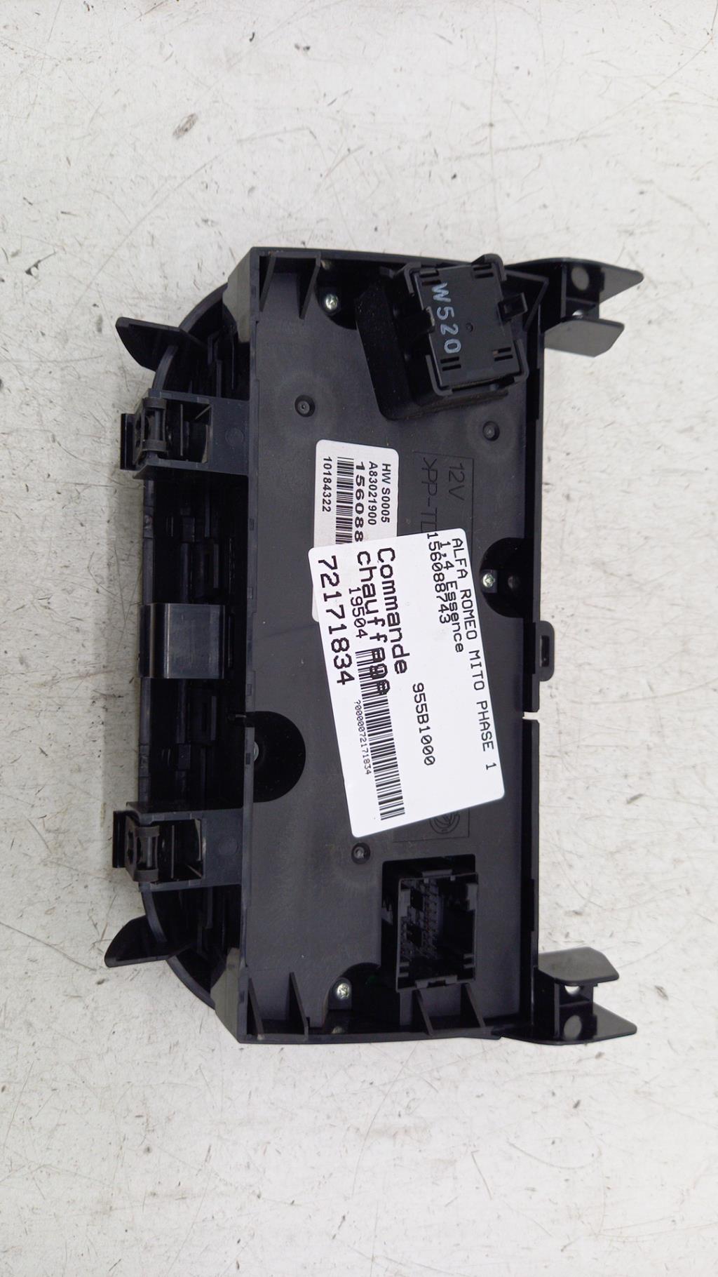Commande chauffage ALFA ROMEO MITO PHASE 1 Essence - 1