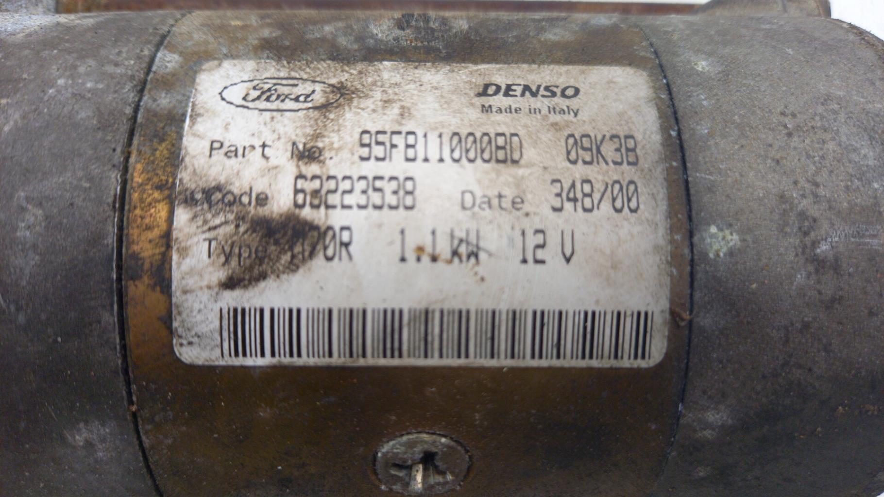 Motorino avviamento FORD FIESTA 4 PHASE 2 Gasolina - 1