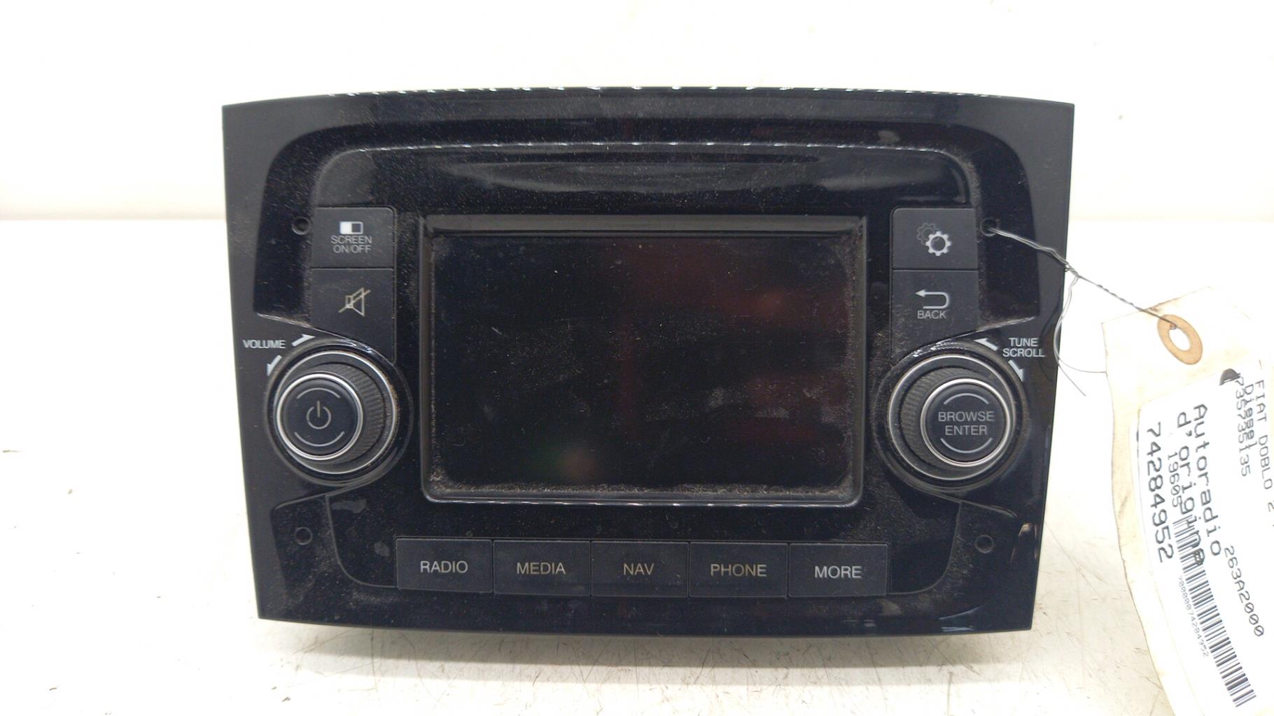 Autoradio originale FIAT DOBLO 2 PHASE 2 Diésel - 1