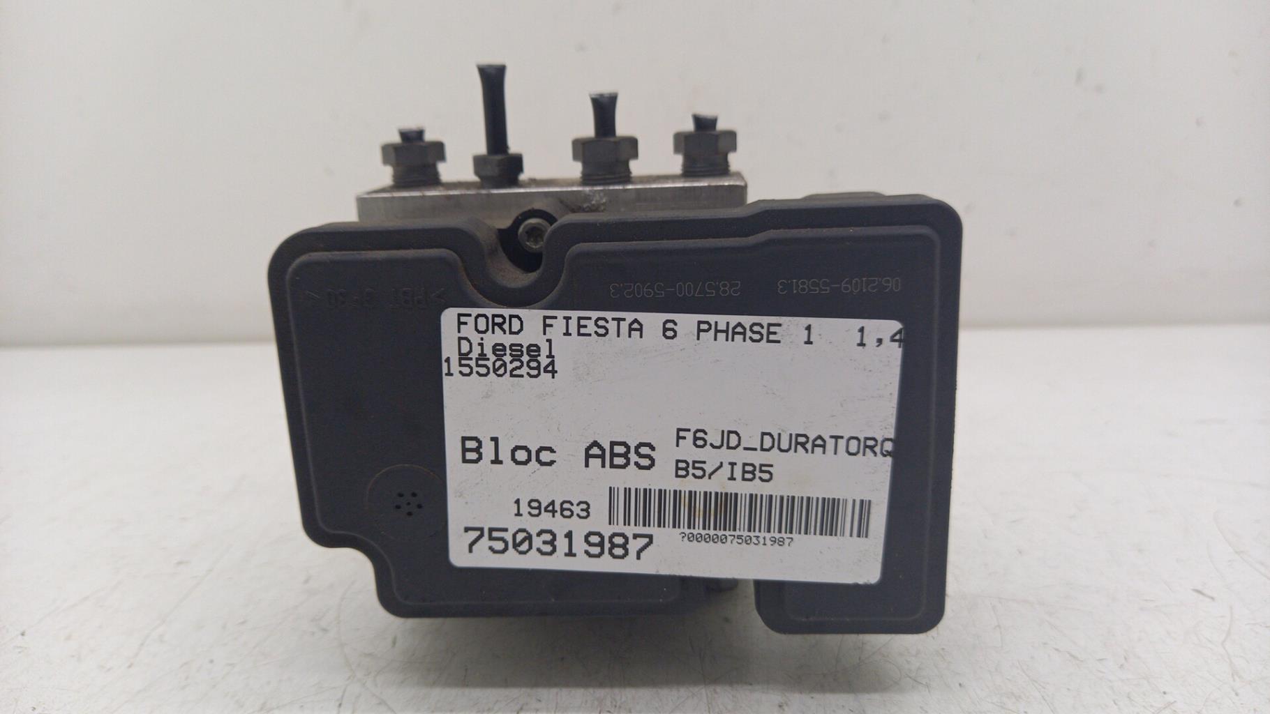 Blocco ABS (antibloccaggio freni) FORD FIESTA 6 PHASE 1 Diésel - 1