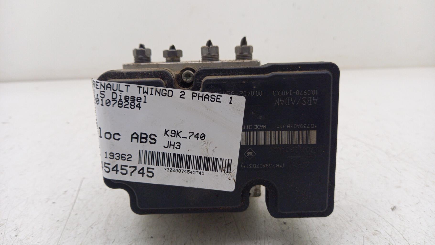 Blocco ABS (antibloccaggio freni) RENAULT TWINGO 2 PHASE 1 Diésel - 1