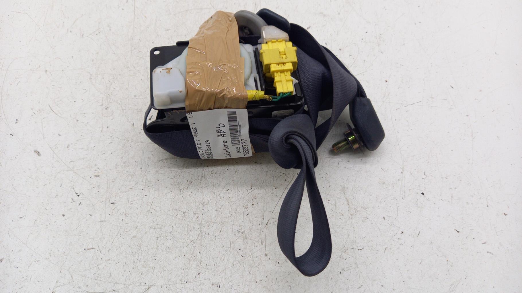 Cintura di sicurezza anteriore destra HONDA CIVIC 7 PHASE 1 Gasolina - 1