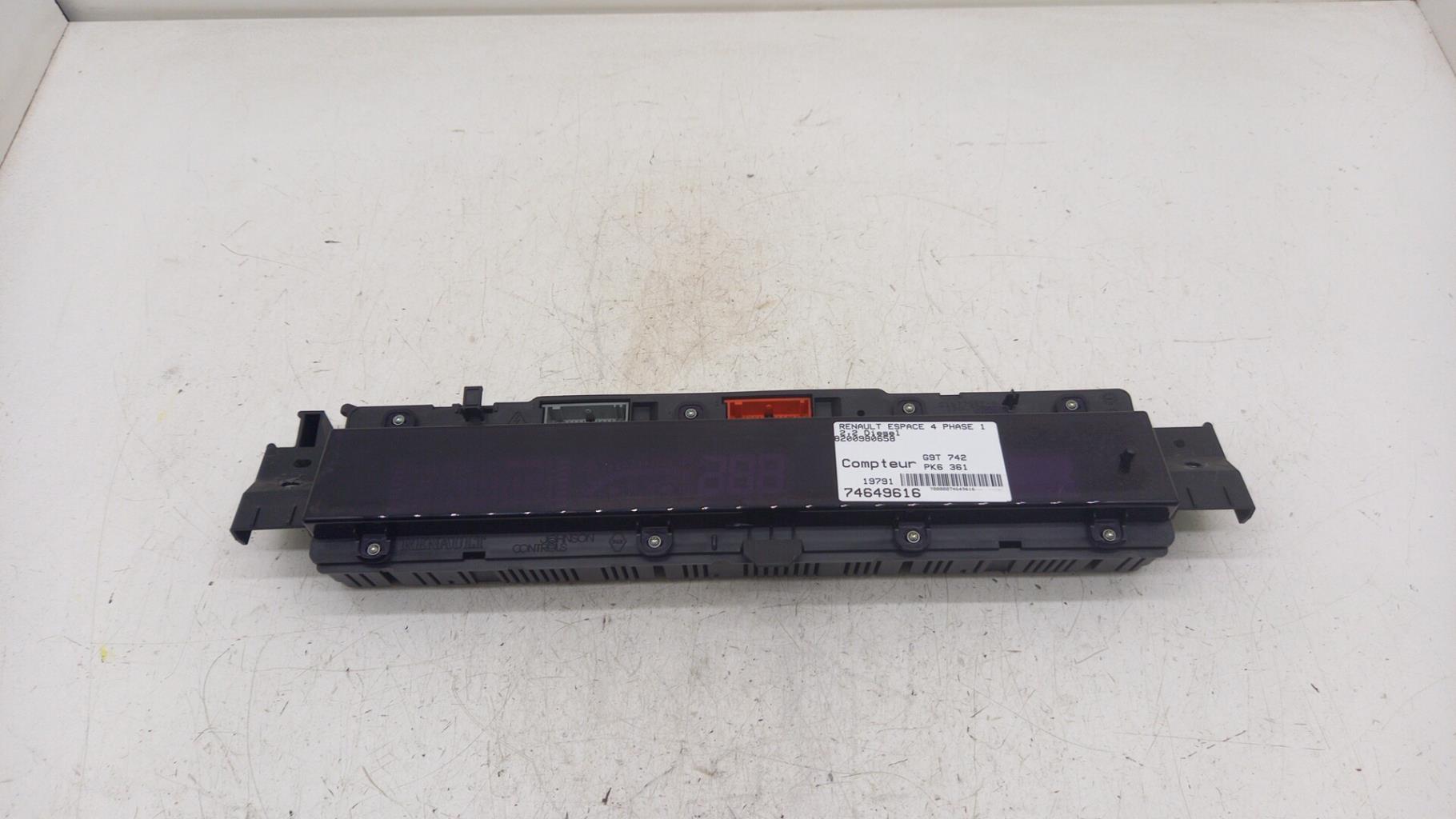 Compteur RENAULT ESPACE 4 PHASE 1 Diesel - 1