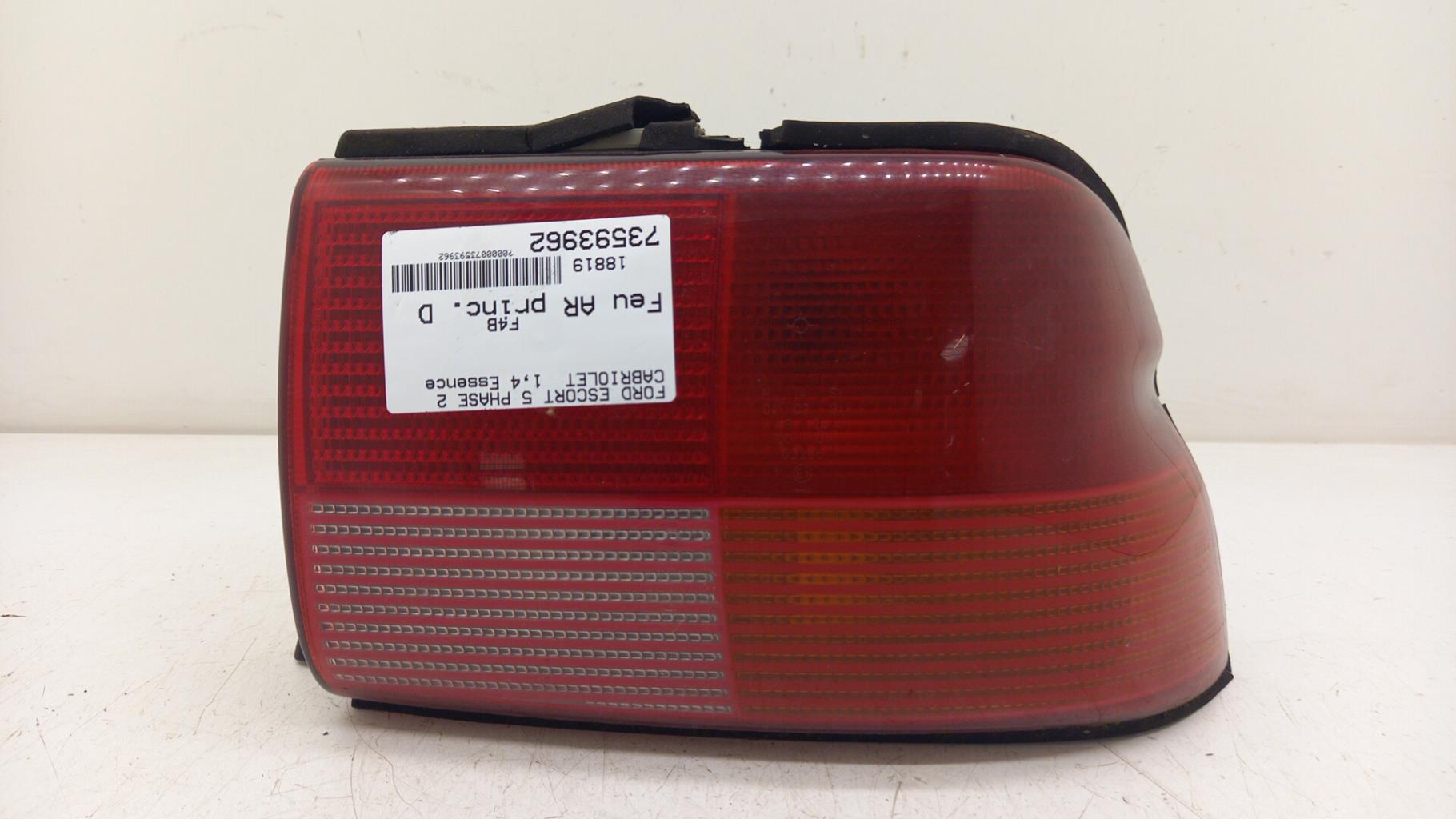 Fanale posteriore principale destro (luci) FORD ESCORT 5 PHASE 2 CABRIOLET Gasolina - 1