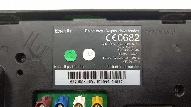 Ecran GPS RENAULT FLUENCE PHASE 1 Diesel - 1