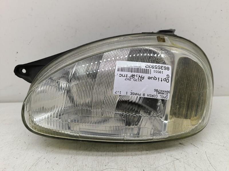Gruppo ottico anteriore principale sinistro (luci)(faro) OPEL CORSA B PHASE 1 Diésel - 1