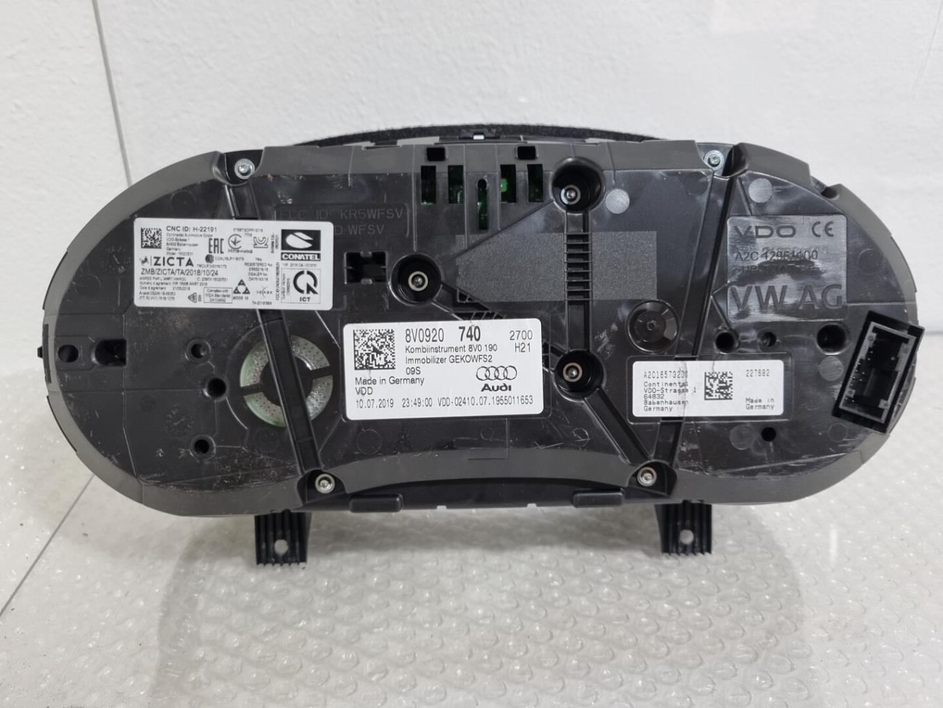 Compteur AUDI A3 3 SPORTBACK PHASE 2 Essence - 1