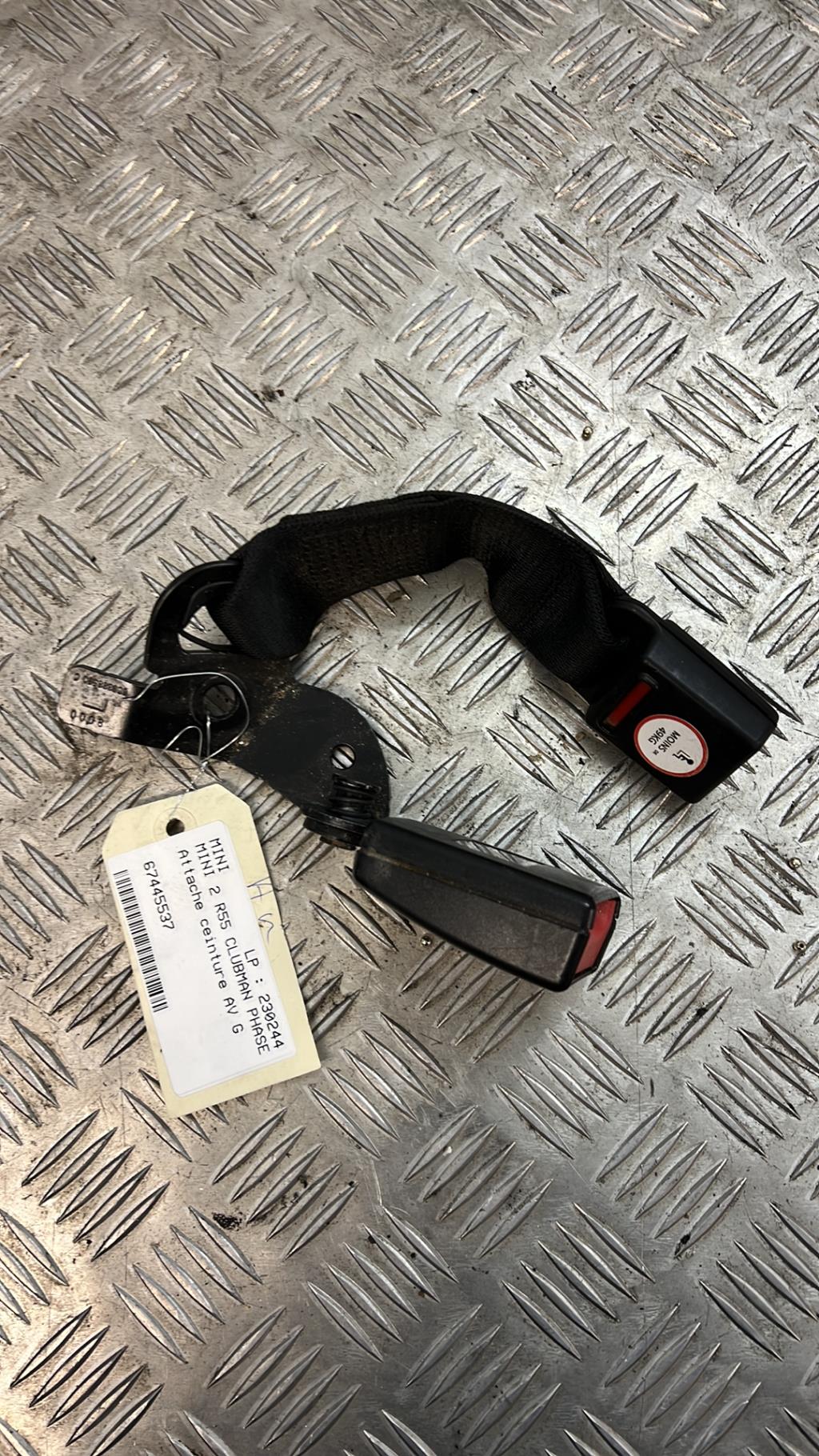Attache ceinture avant gauche MINI MINI 2 R55 CLUBMAN PHASE 2 BREAK Diesel - 1