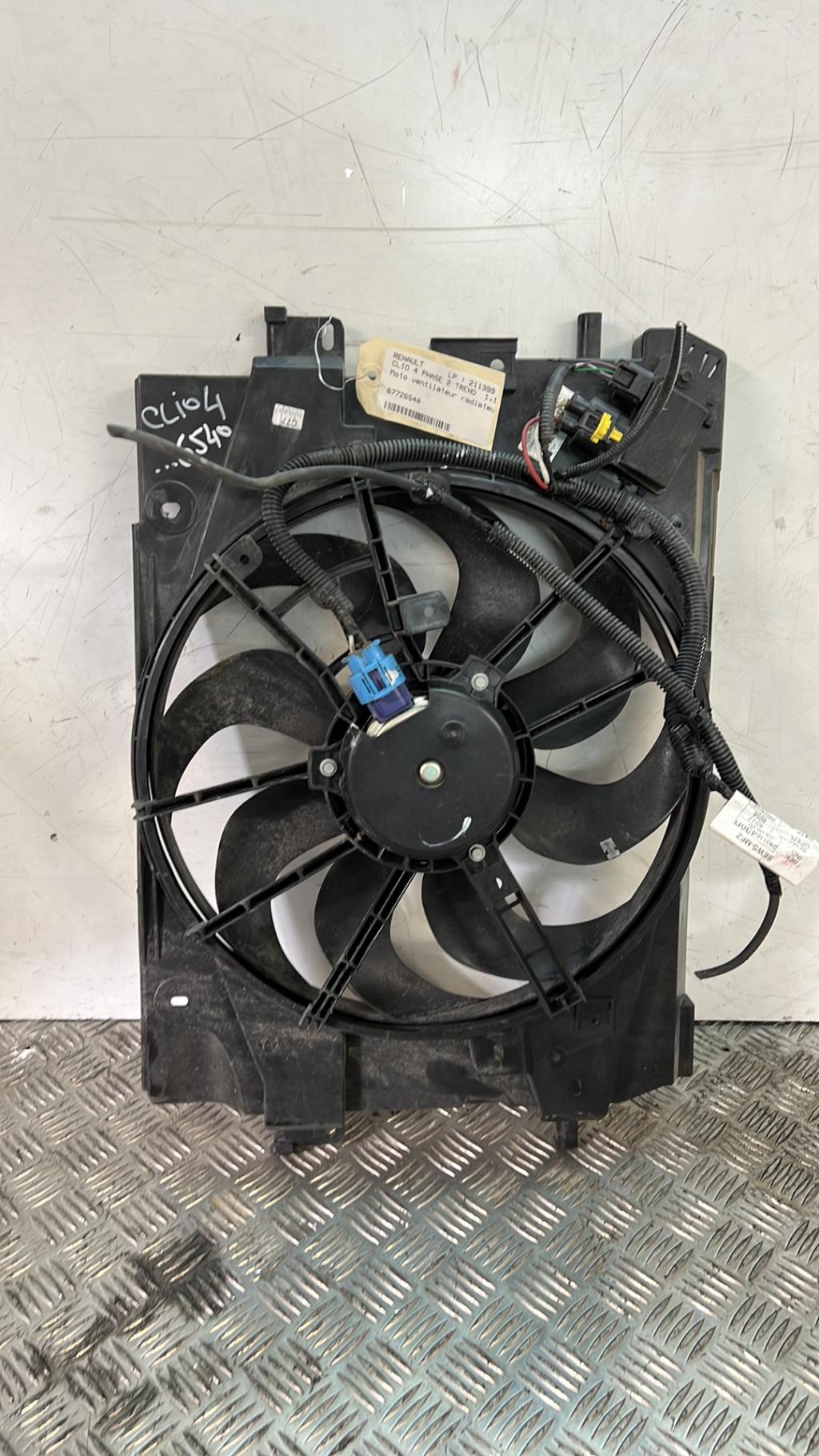 Moto ventilateur radiateur RENAULT CLIO 4 PHASE 2 Essence - 1
