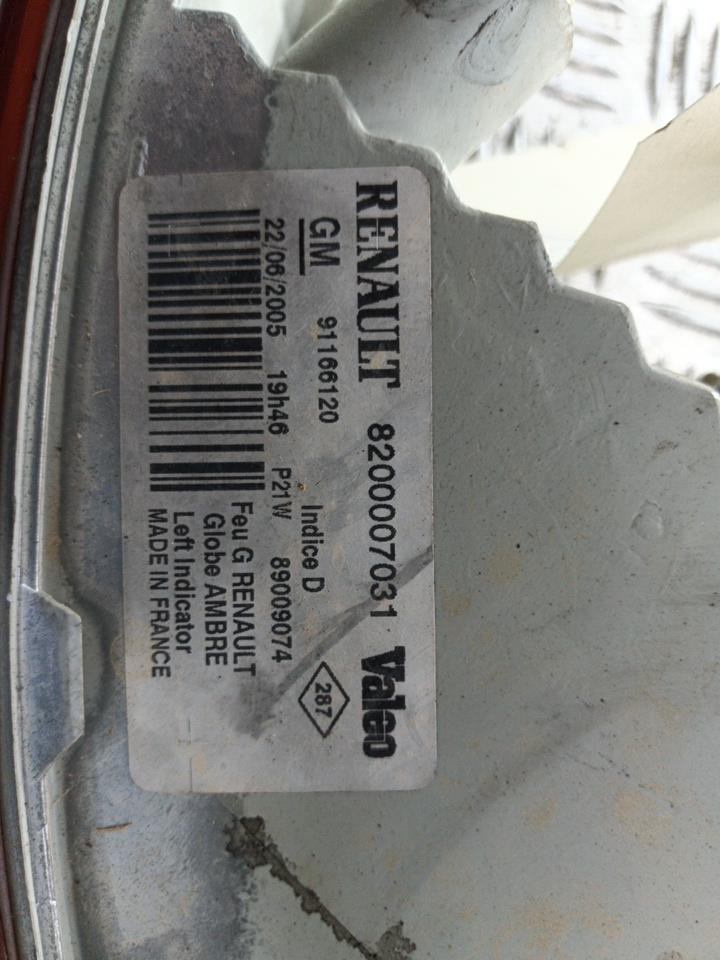 Optique avant secondaire gauche (feux)(clignotant) RENAULT TRAFIC 2 PHASE 1 Diesel - 1