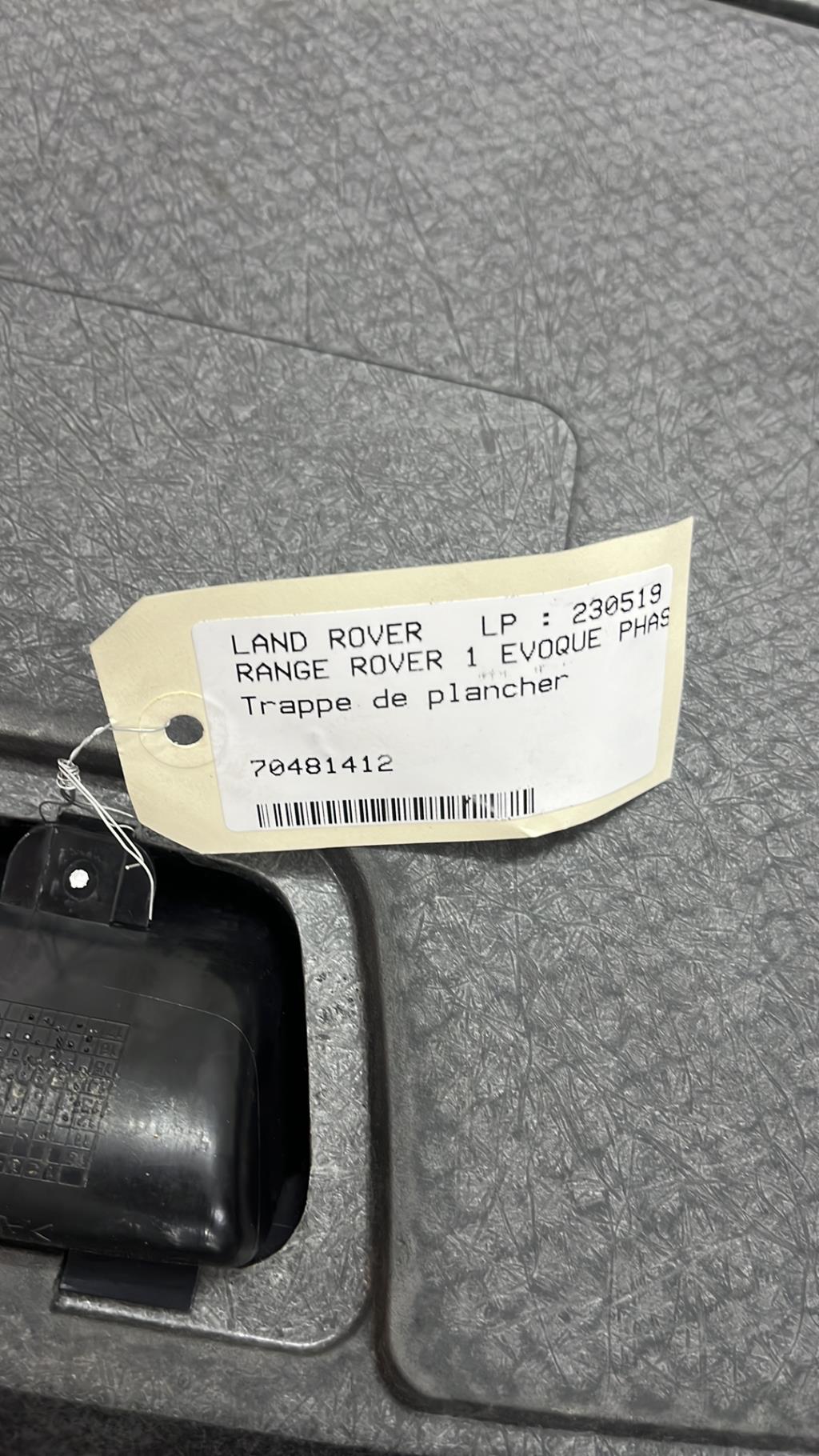 Trappe de plancher LAND ROVER RANGE ROVER 1 EVOQUE PHASE 2 Diesel - 1