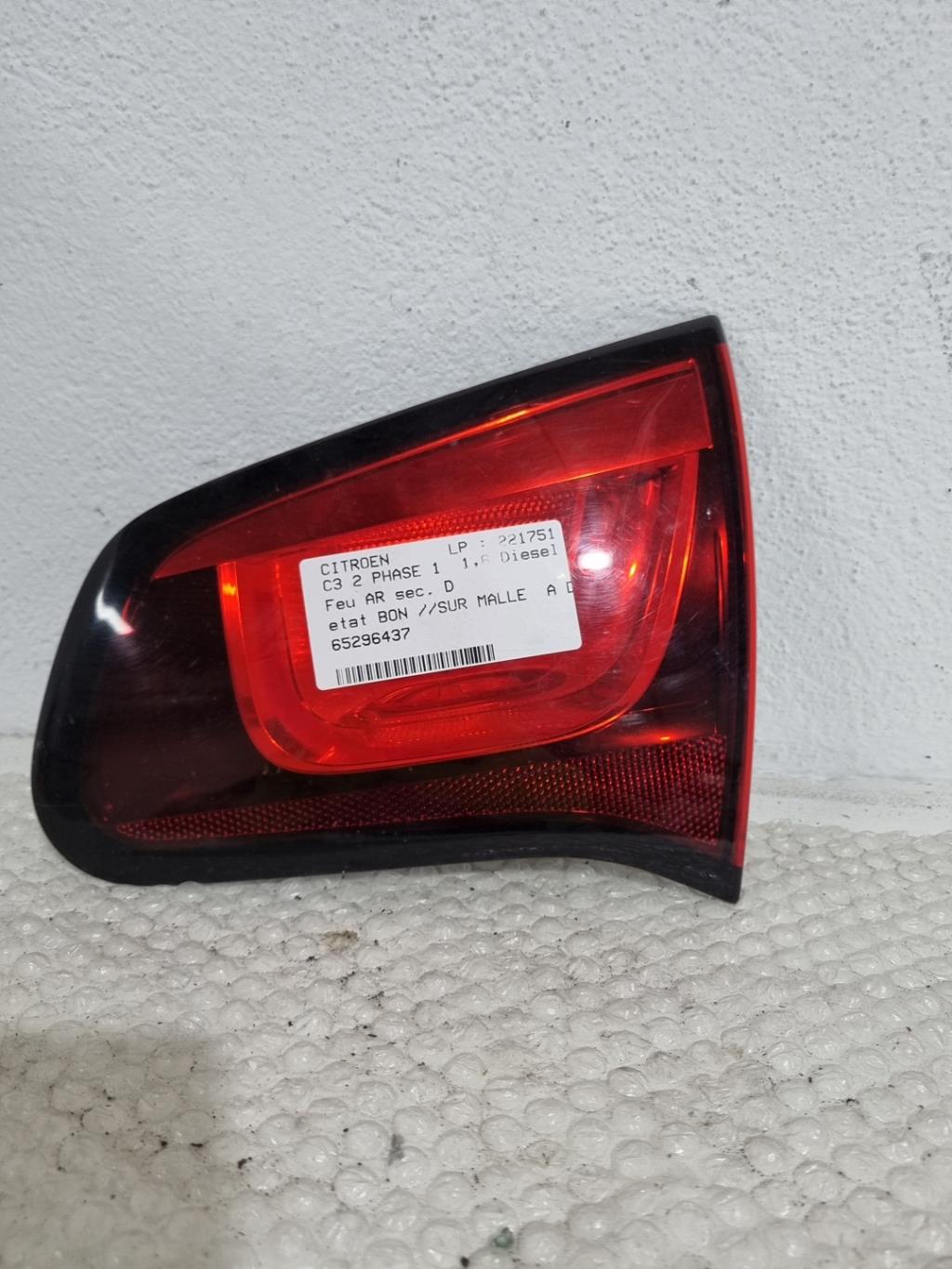Feu arriere secondaire droit (feux) CITROEN C3 2 PHASE 1 Diesel - 1