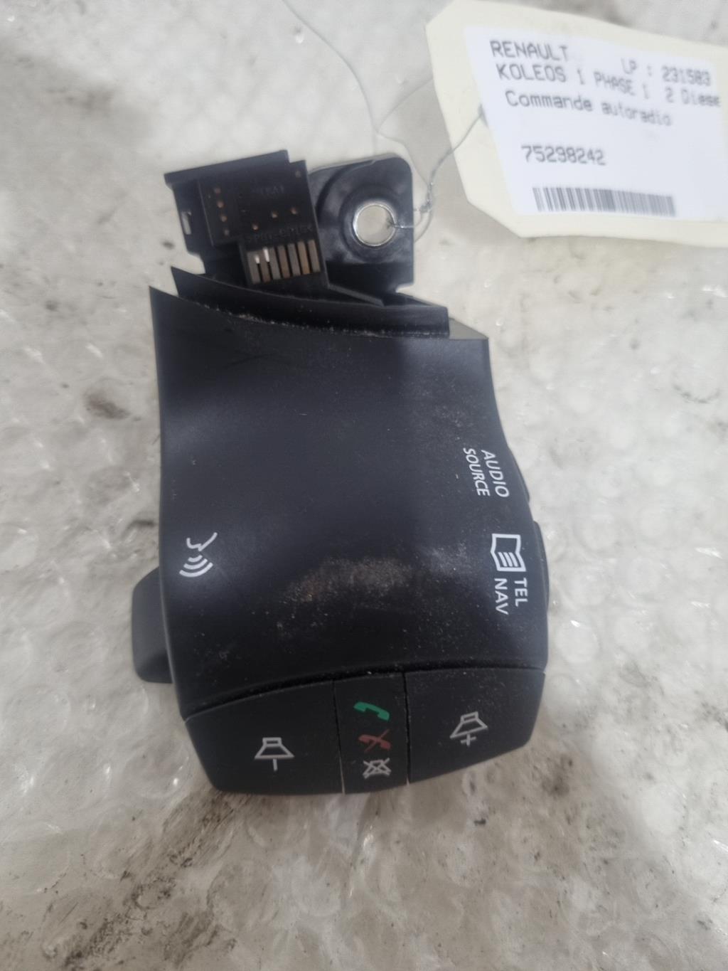 Commande autoradio RENAULT KOLEOS 1 PHASE 1 Diesel - 1